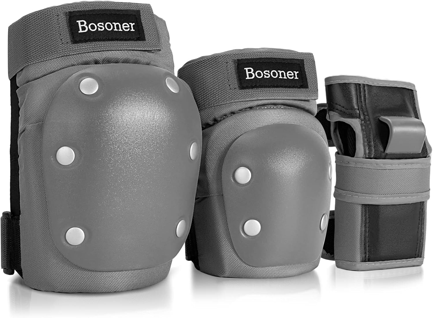 BOSONER Kids Knee and Elbow Pads, Knee And Elbow Pads for Children, Toddler Skat...