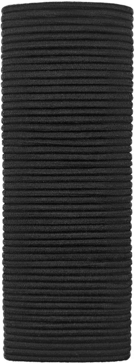 ZHIYE 50pcs Elastic Hair Bands, 4mm Elastic Hair Bobbles Ponytail Holders, No Me...