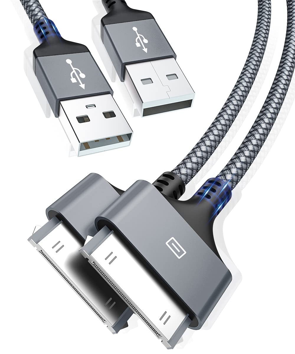 AkoaDa iphone 4 charger cable 3m, 30 Pin Dock Connector to USB Cable [iPhone MFI...