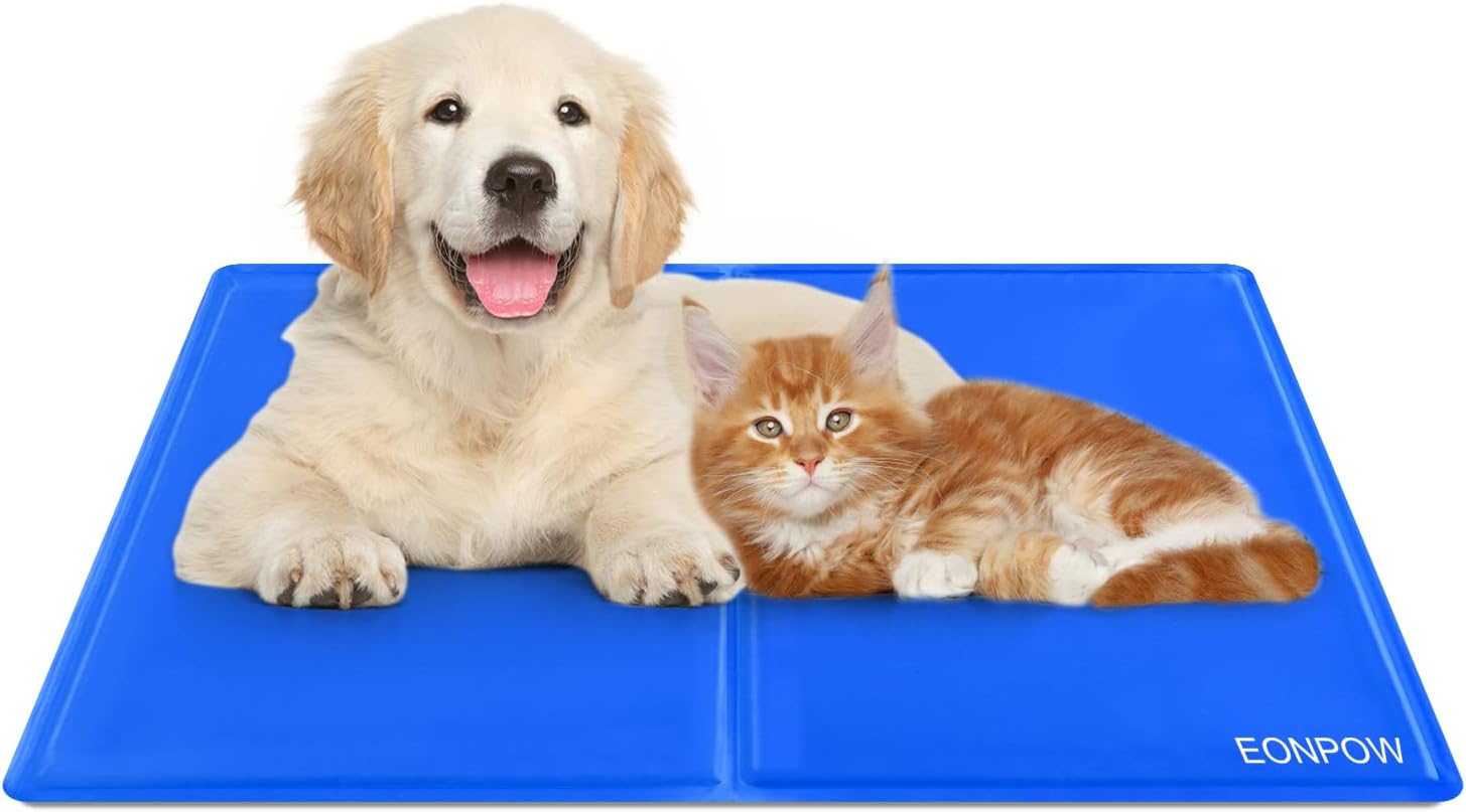 EONPOW Dog Cooling Mat - Durable Pet Cooling Pad,Non-Toxic Self Cooling Gel Mat,...