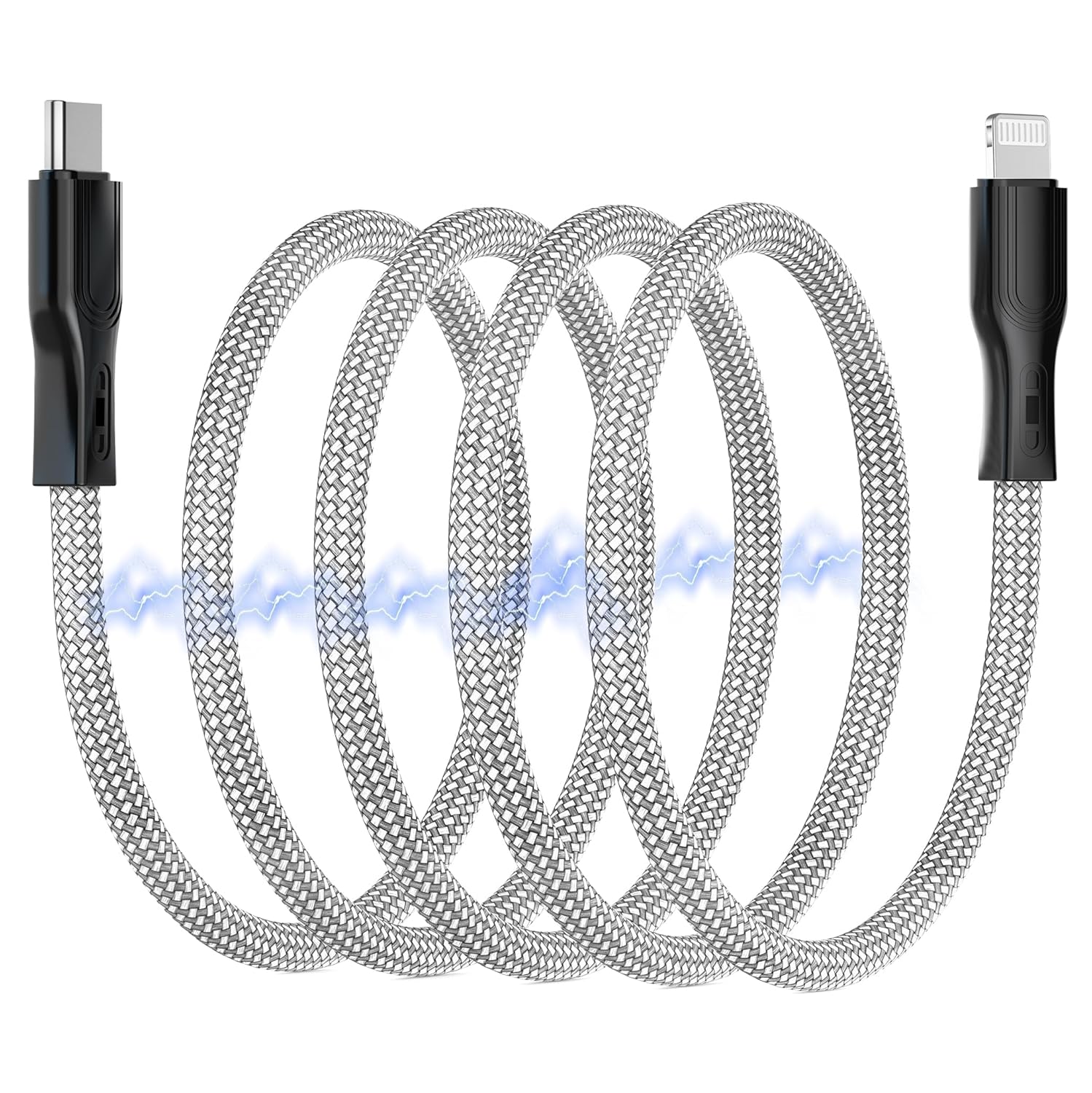 Zpril USB C to Lightning Magnetic Charging Cable, to Keep Cords Organized, iPhon...