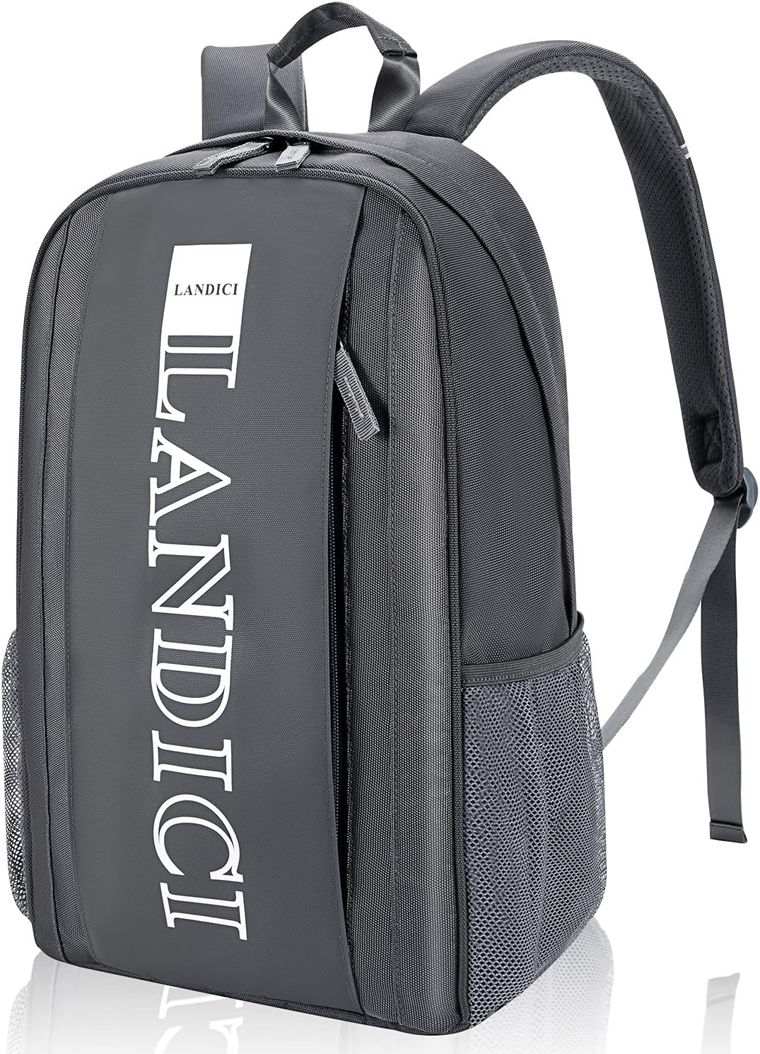 LANDICI Slim Laptop Backpack for Men Women, Lightweight Work Bag with Laptop Com...
