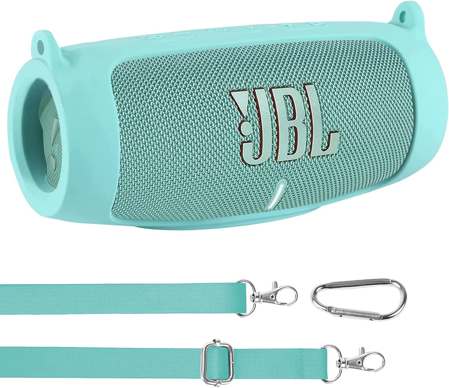 co2CREA Case Silicone for JBL Charge 5 Portable Bluetooth Speaker, Portable Ultr...