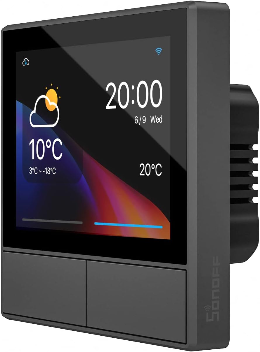 SONOFF NSPanel WiFi Smart Scene Wall Switch, 2-Swi...