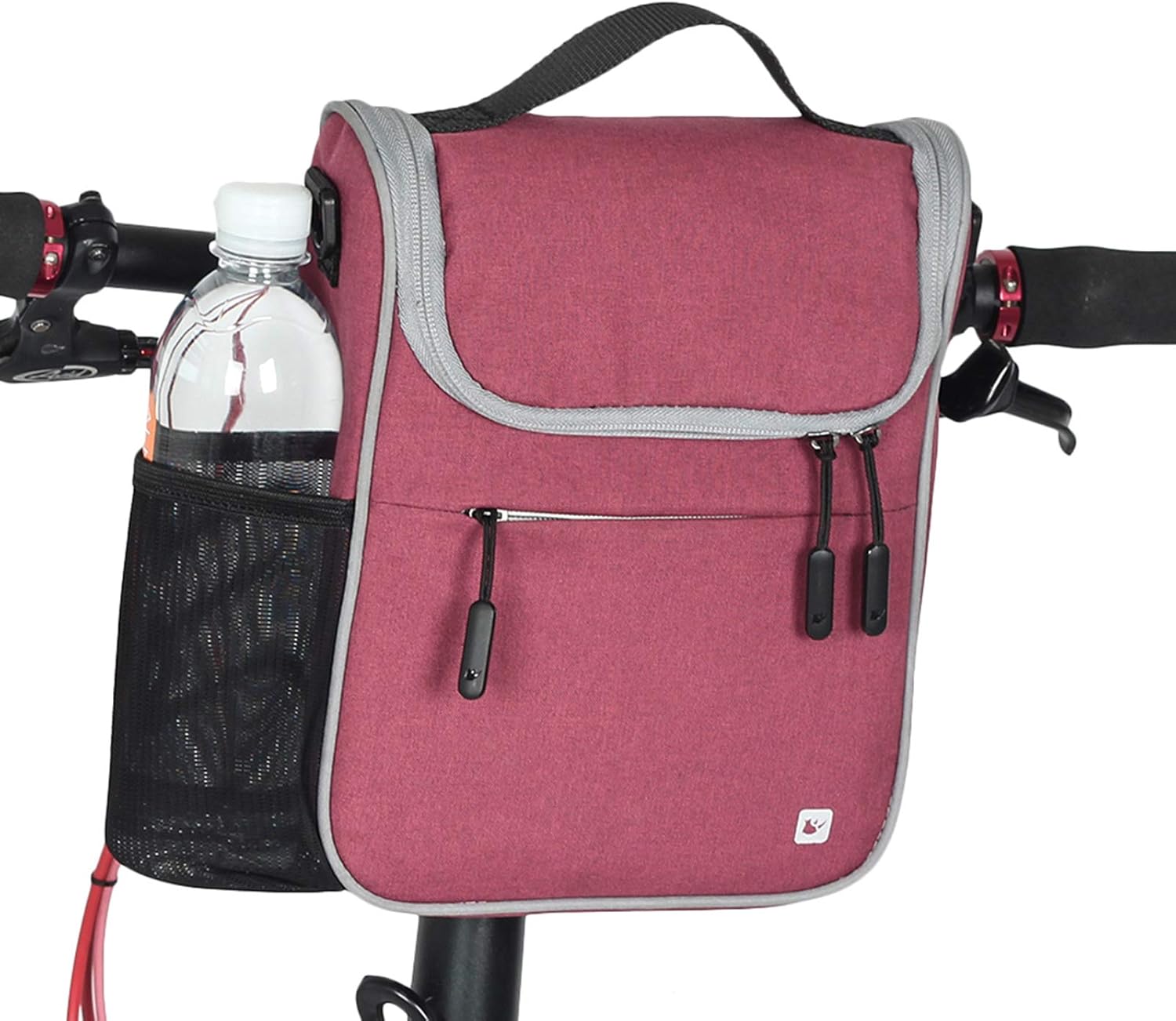 Selighting Waterproof MTB Handlebar Bag with Rain Cover and Shoulder Strap for C...