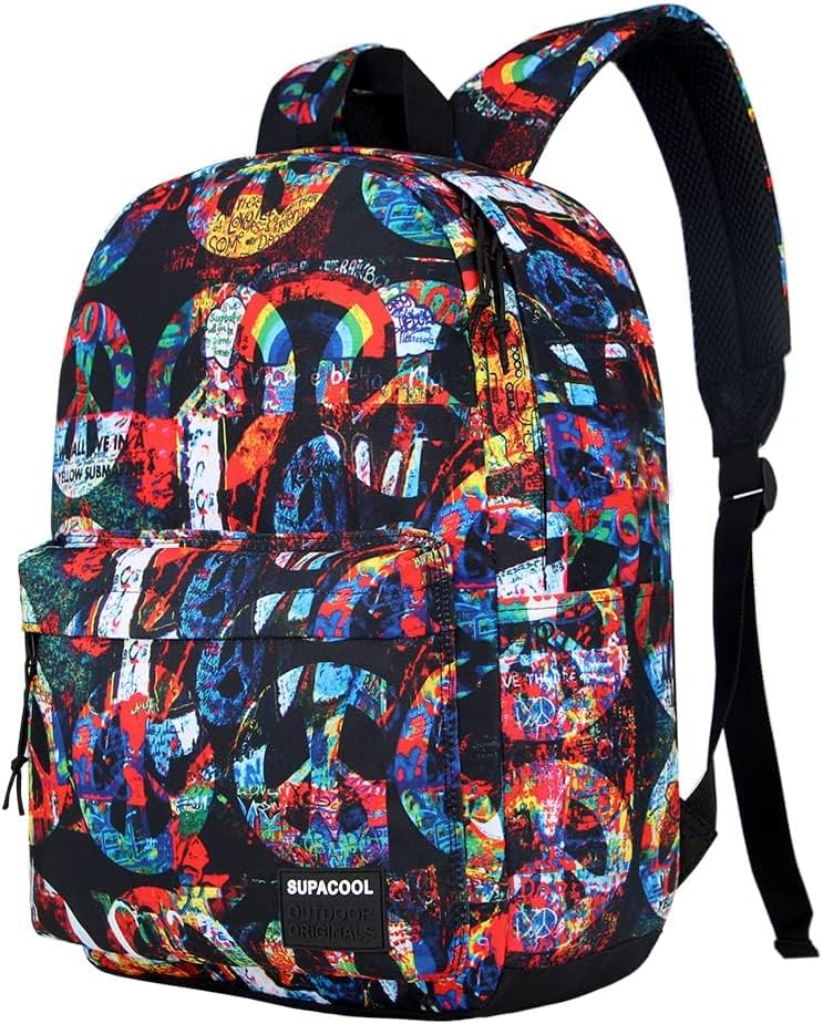 SUPACOOL Lightweight Casual Laptop Backpack for Men and Women, classic backpack...