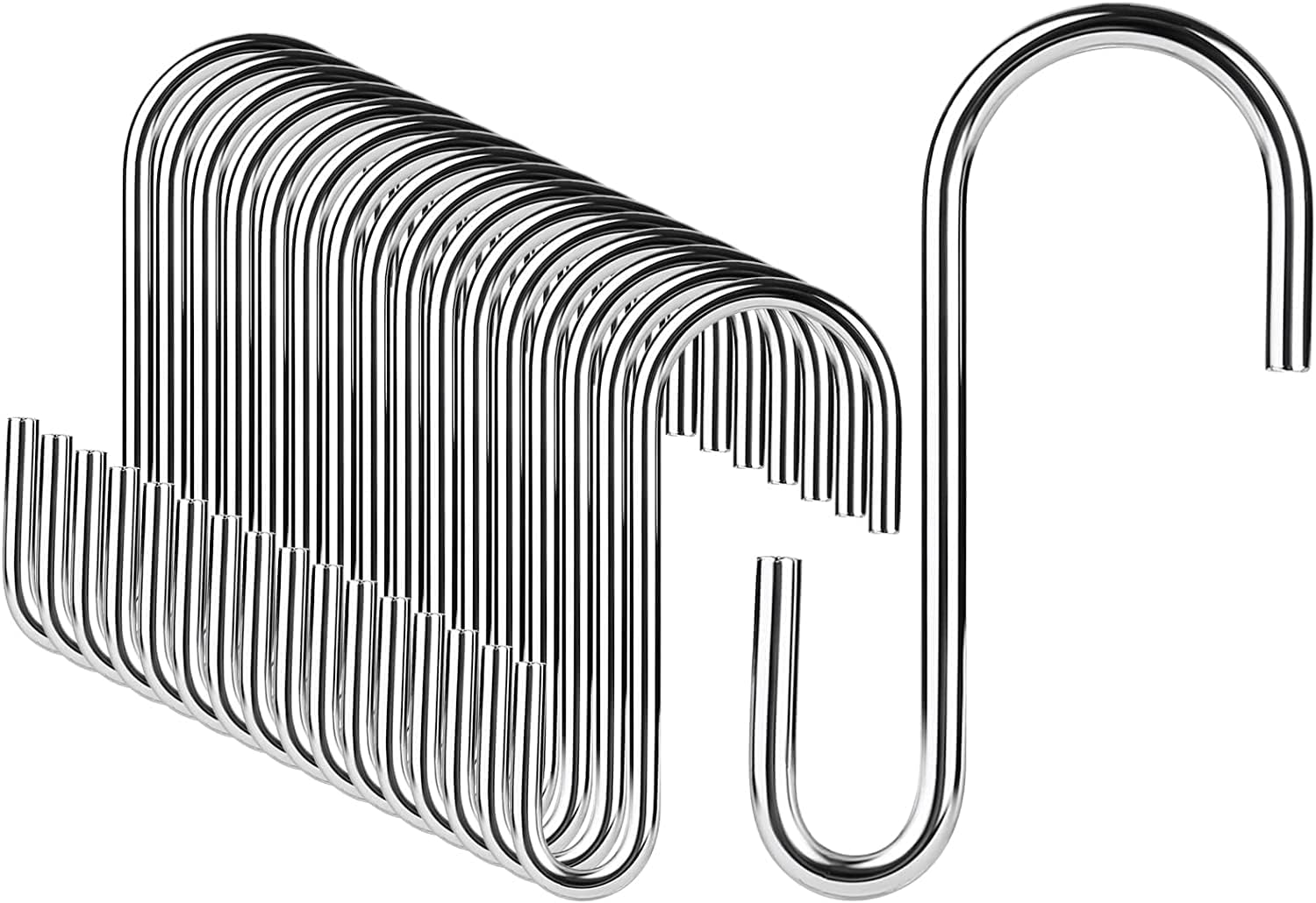 DONQL S Hooks for Hanging,2.36inch Hooks Heavy Duty,Small Kitchen Hooks S Shaped...