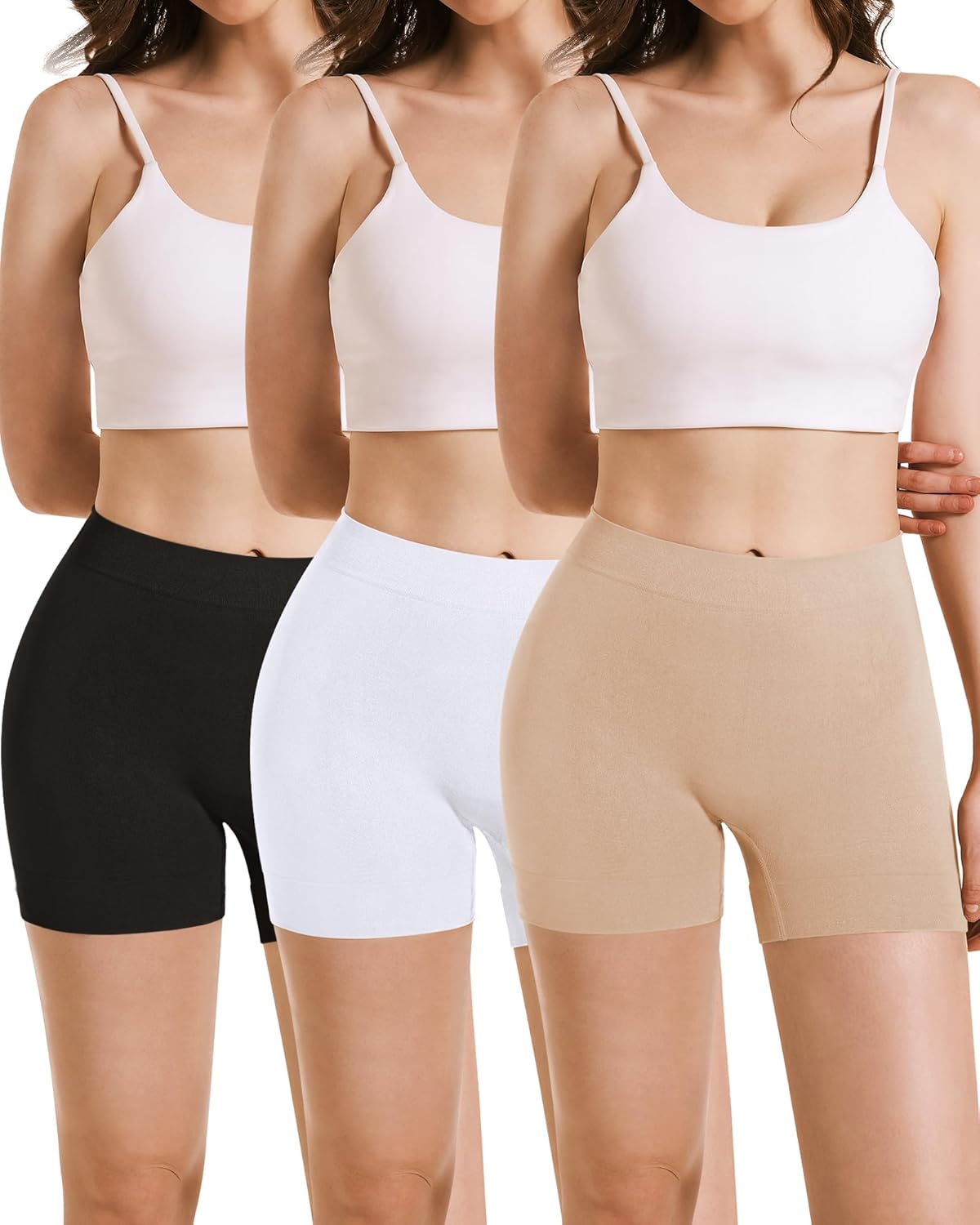 Reamphy Anti Chafing Shorts Women, Chub Rub Shorts Seamless Slip Shorts for Unde...