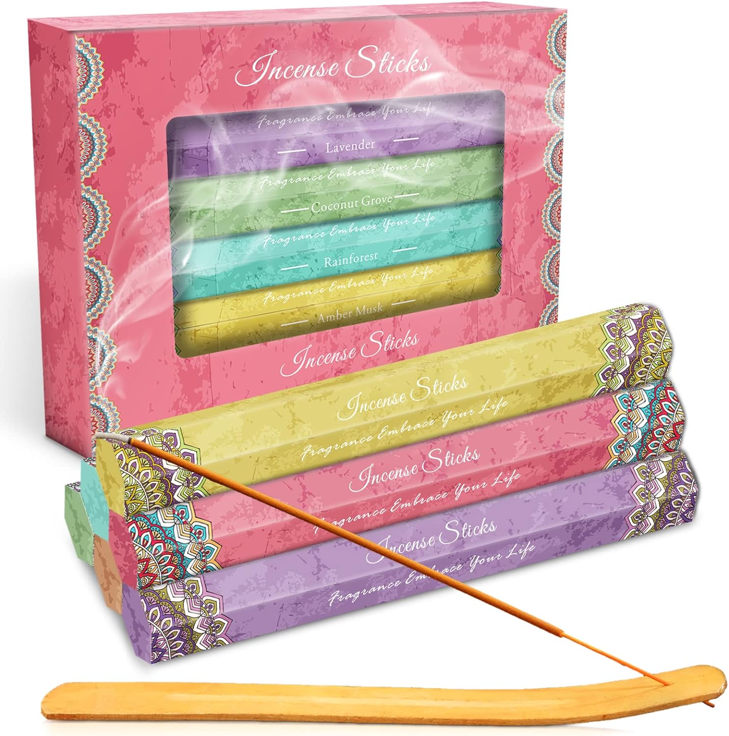 Incense Sticks, Incense, Incense Sticks Multipack, 120 Sticks, with Incense Stic...