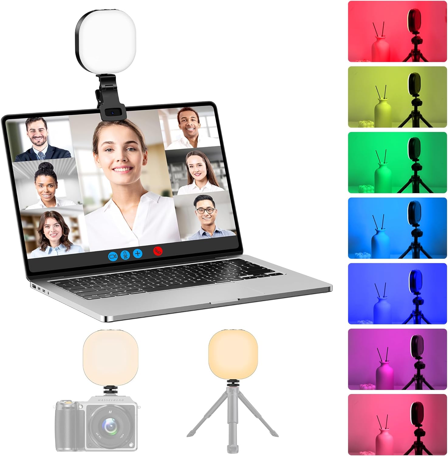 ATUMTEK RGB Video Light, Portable LED Camera Light...