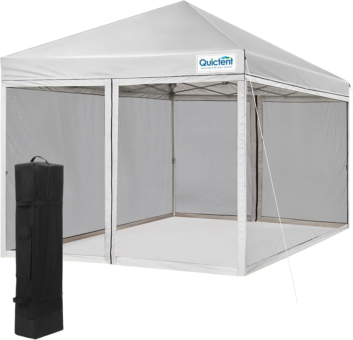 Quictent Gazebo 3 x 3m with 4 Sides,waterproof Event Shelter Canopy with Bag,Gar...