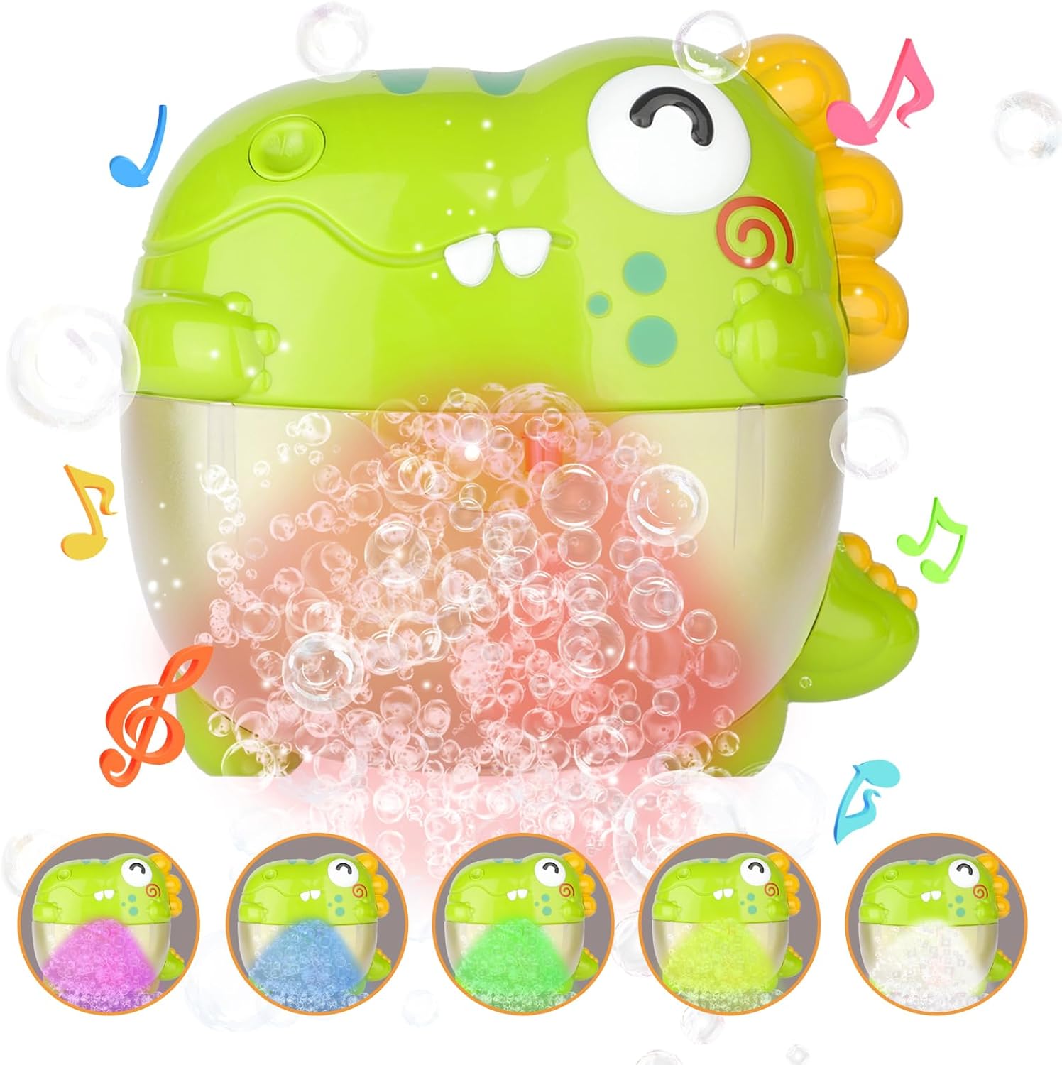 Hanmulee Baby Bath Toys, Light Up Bath Toys for Toddlers 1-3，Automatic dinosaur...