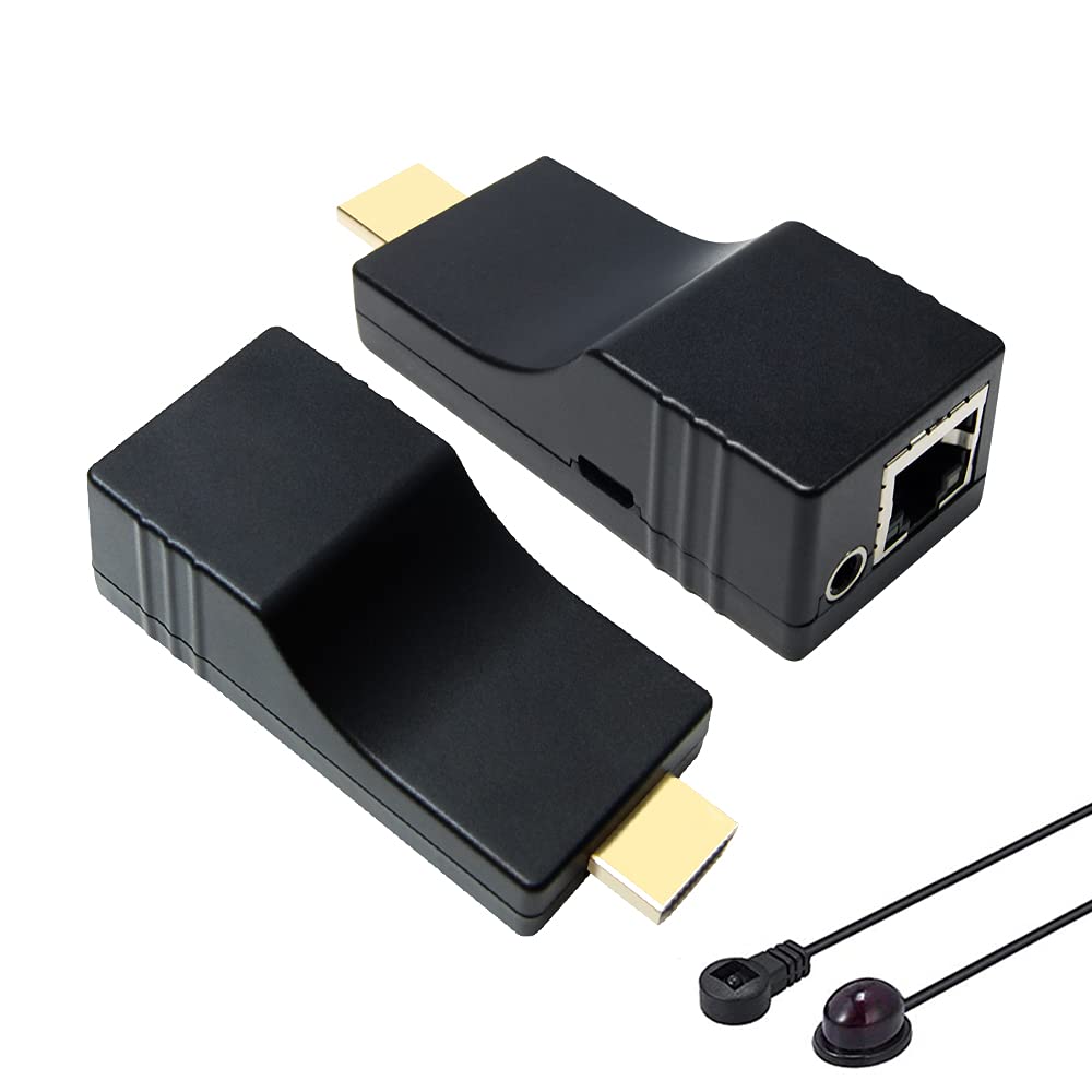 DDMALL 4K HDMI Extender over CAT6 Cable with IR Remote, Extension Up to 70m at 4...