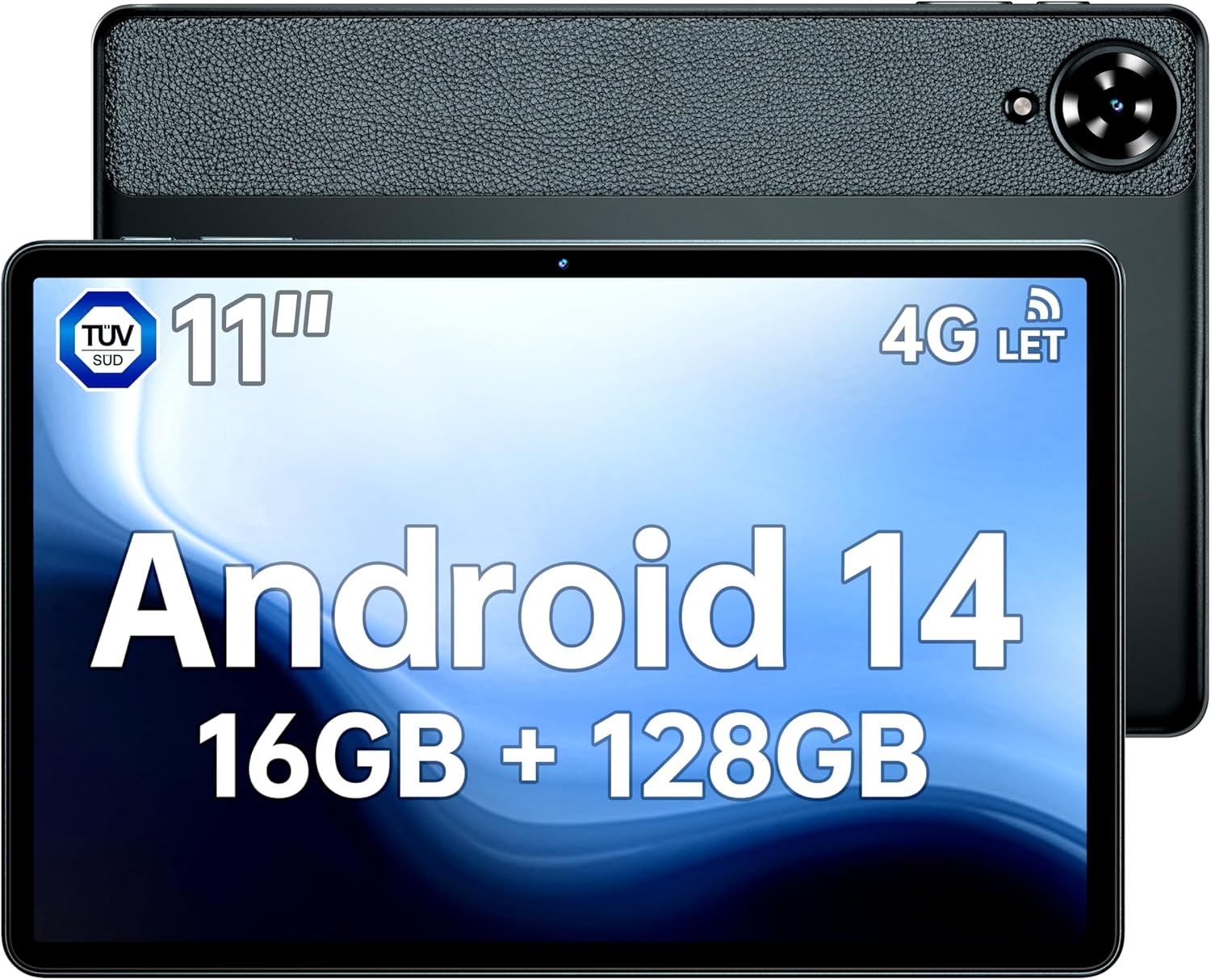 OUKITEL OT11 Tablet 11 Inch Android 14 Tablet, 16GB+128GB (TF 1TB), 8-Core Gamin...