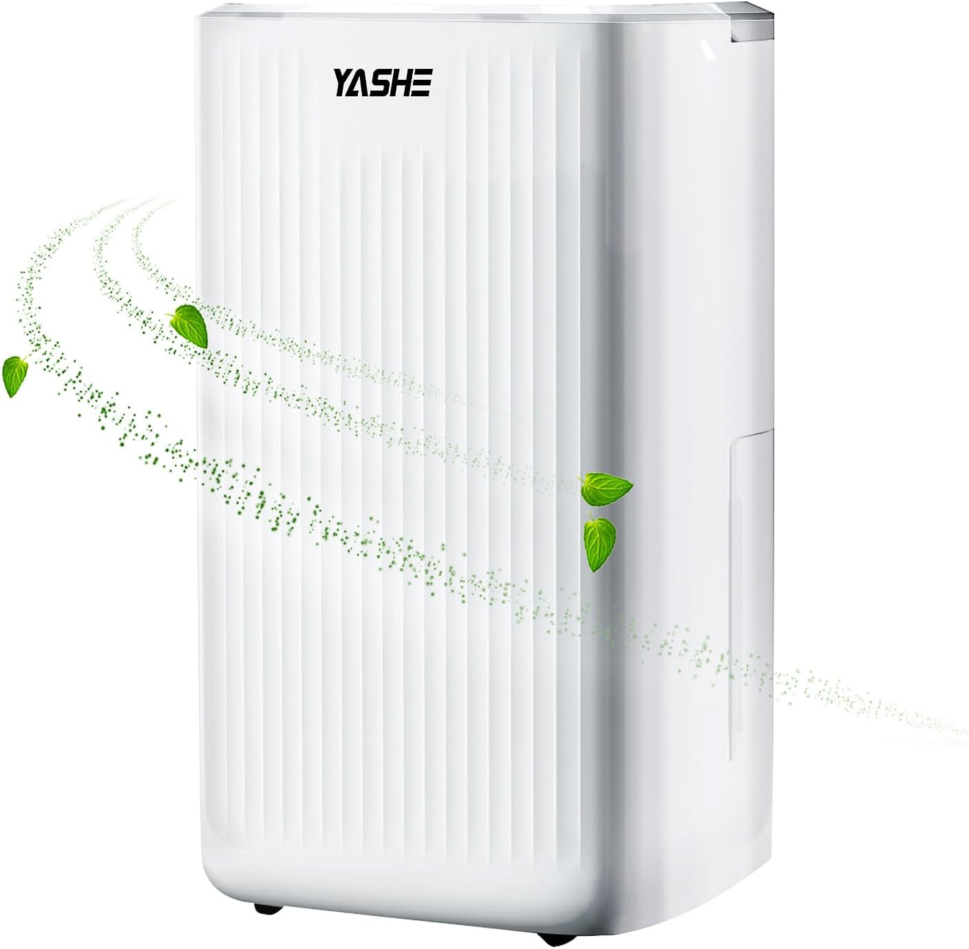 YASHE 12L Dehumidifier with Digital Humidity Display, 2L Tank Laundry Drying Deh...