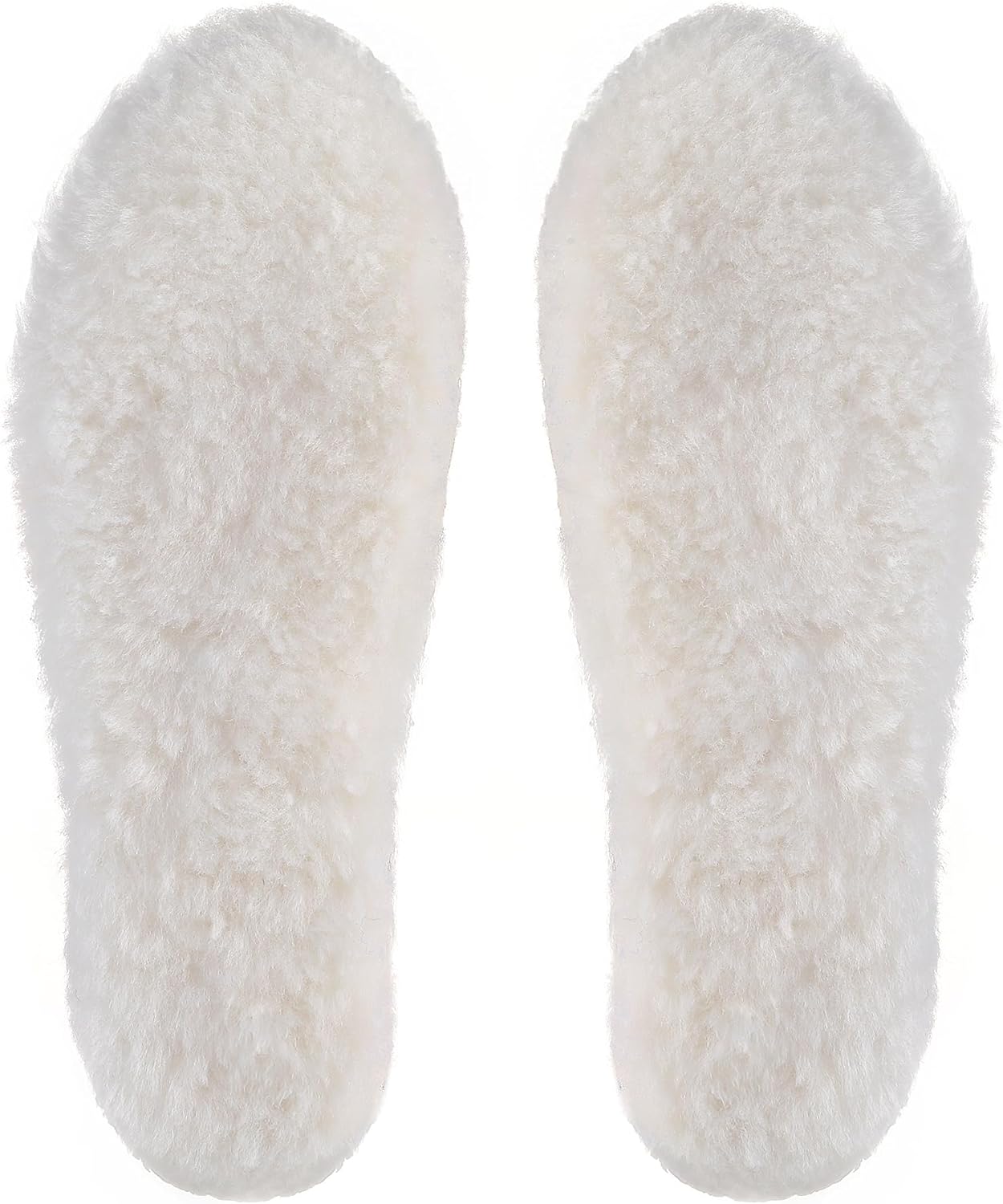 Comfort Sheepskin Insoles, Soft Wool Fleece Insole for Women Men Kids, Warm Inse...