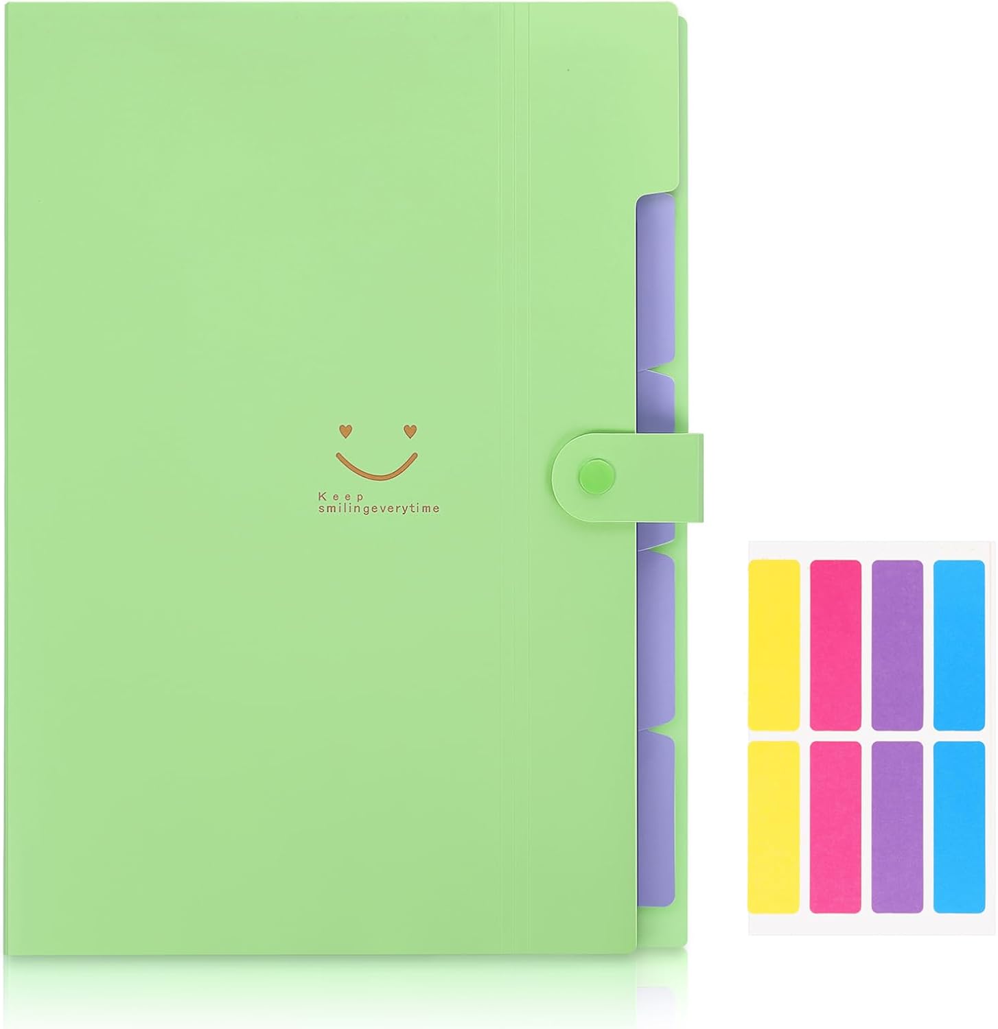 KONVINIT Expanding File Folder Expandable Filing Folders A4 File Folder Pockets...