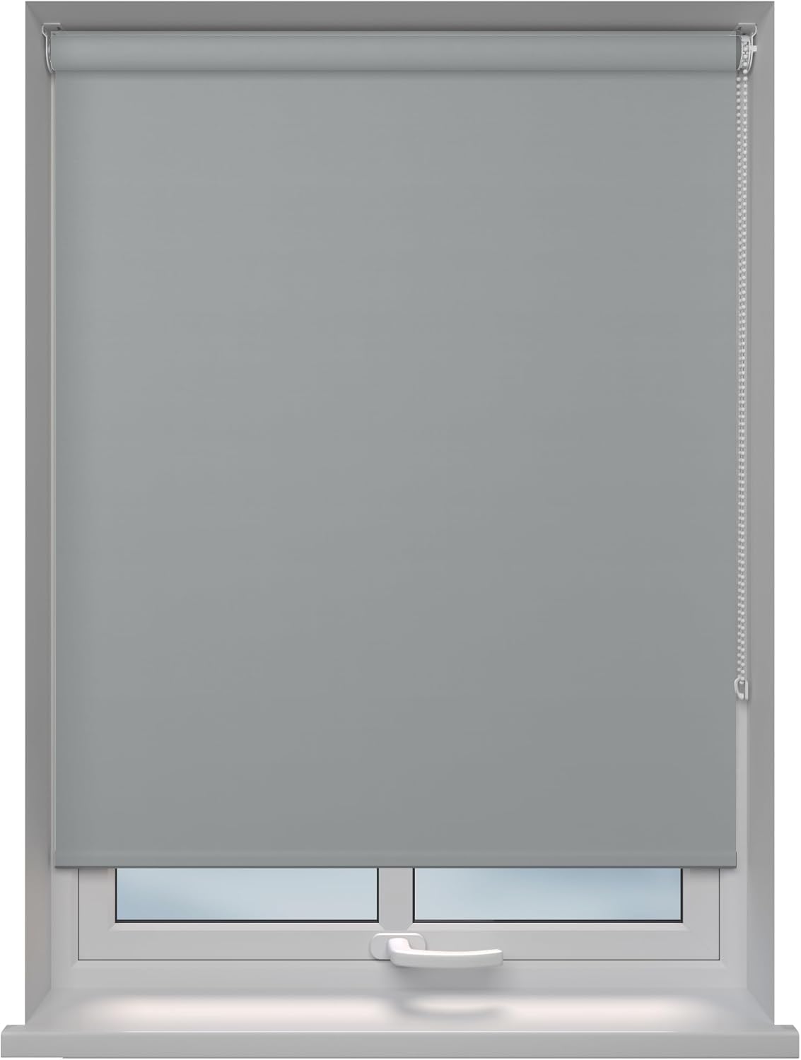Home In Style 4U Roller blinds Thermal Blackout Fabric Roller blind Light Grey 6...