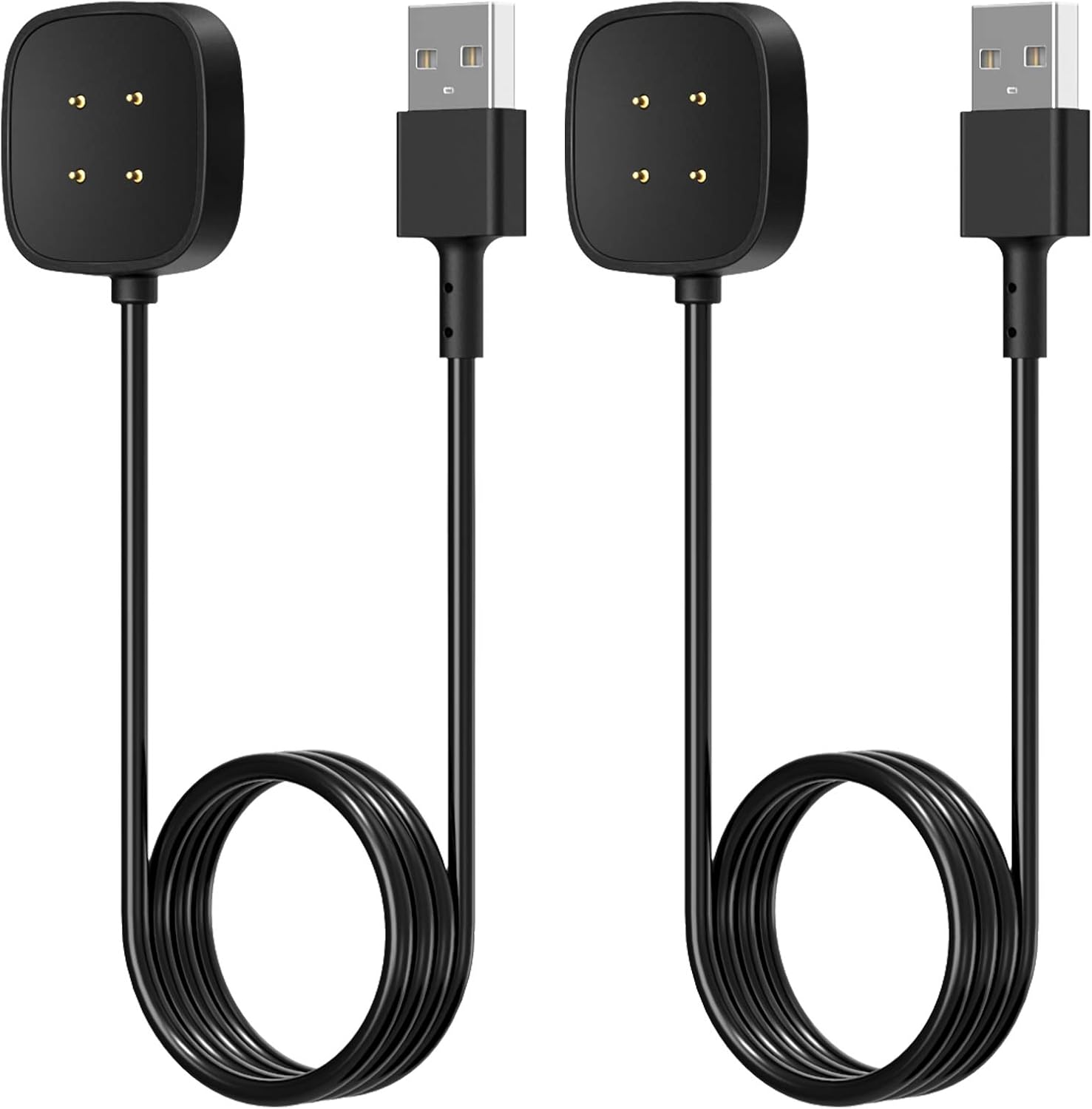Charger Cable Compatible with Fitbit Versa 4/Versa 3 & Sense/Sense 2 Smartwatch,...