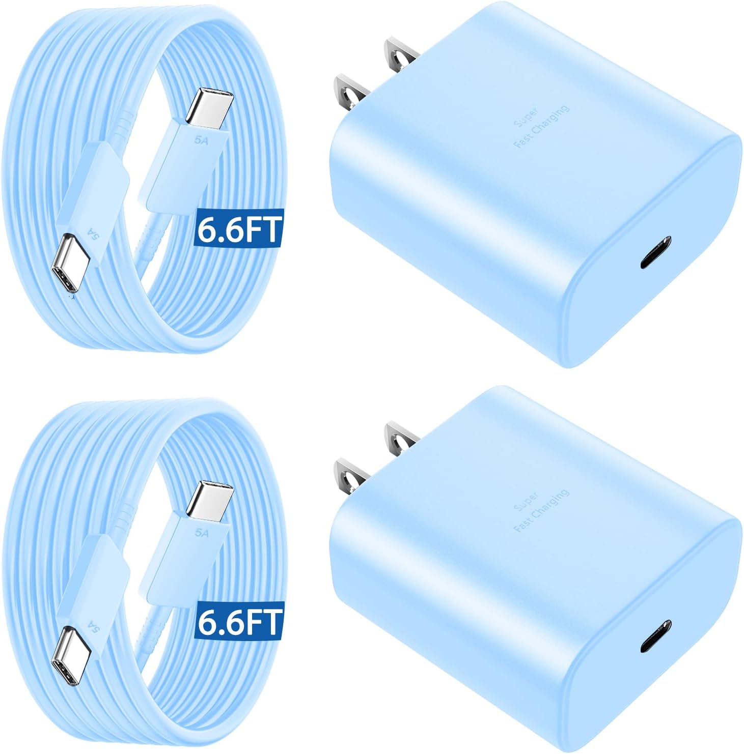 Type C Charger Fast Charging, 45W USB-C Super Fast Charger with 6.6FT C Charger...
