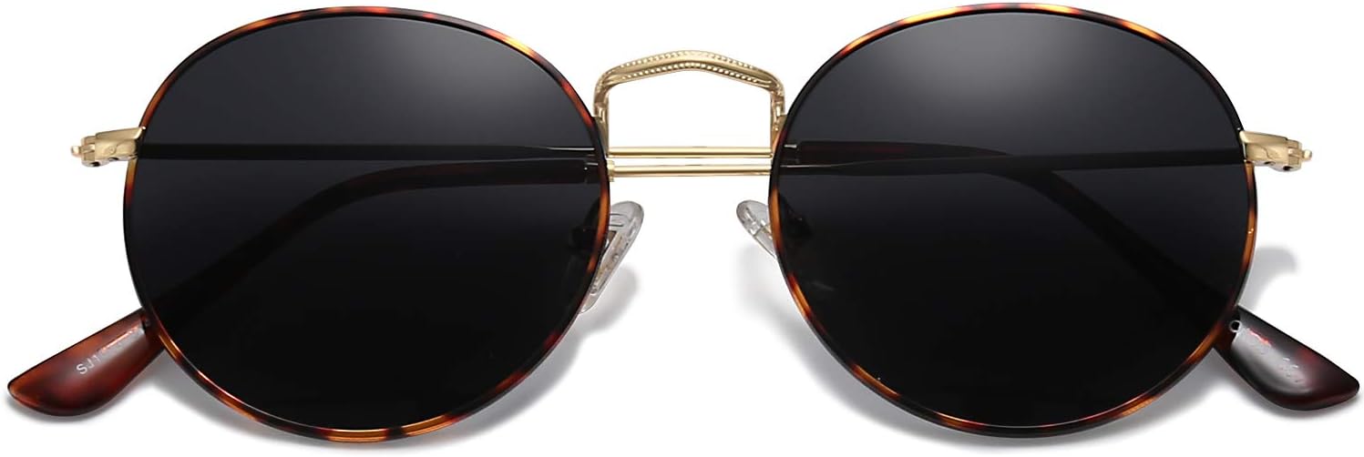 SOJOS Small Round Polarized Sunglasses for Women M...