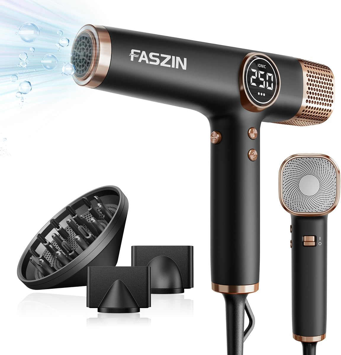 Hair Dryer, Lightweight Blow Dryer with 110000 RPM High Speed Motor for Fast Dry...