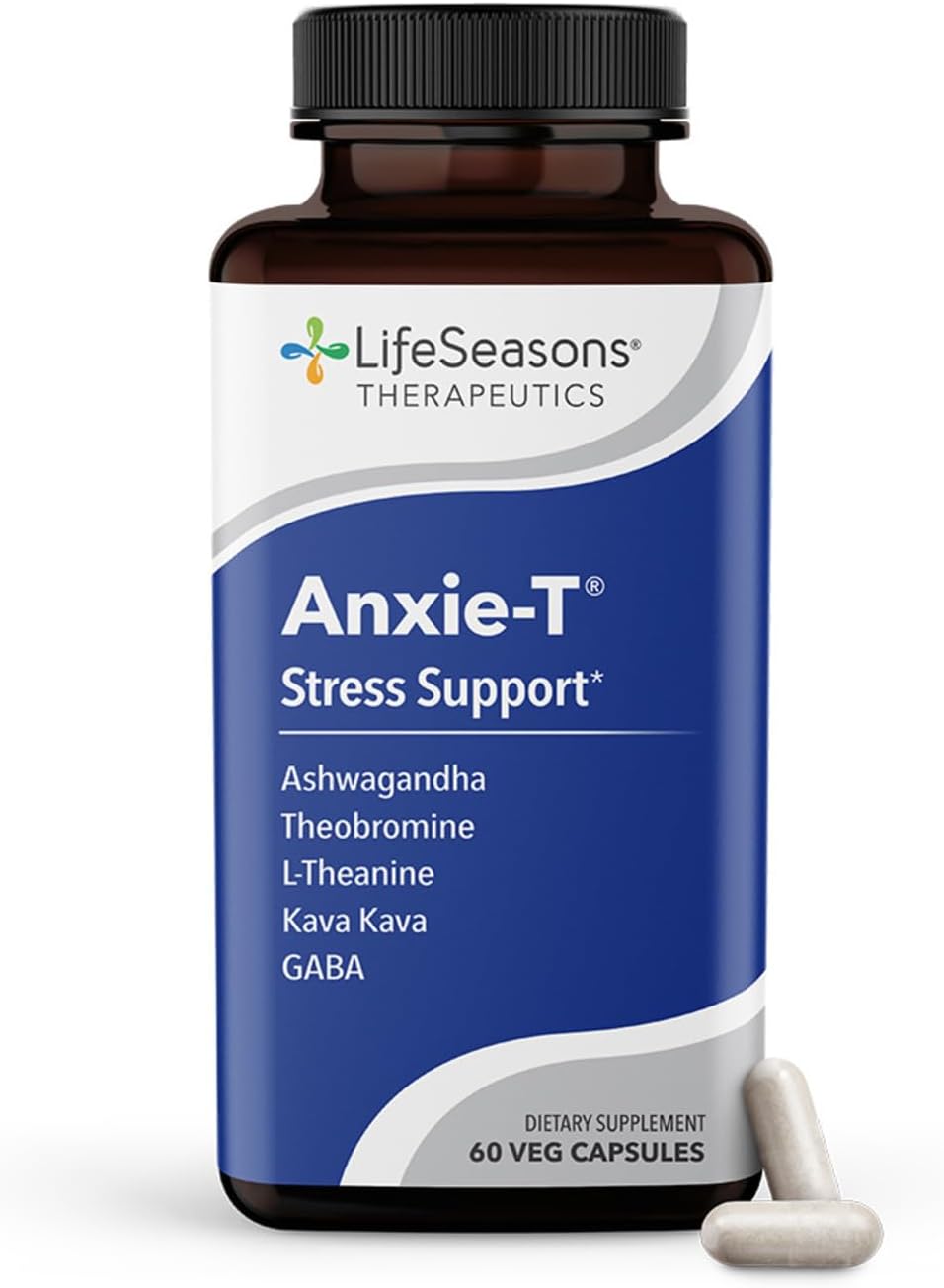 Anxie-T - Stress Relief Supplement - Supports Mood & Mental Focus - Feel Calm an...