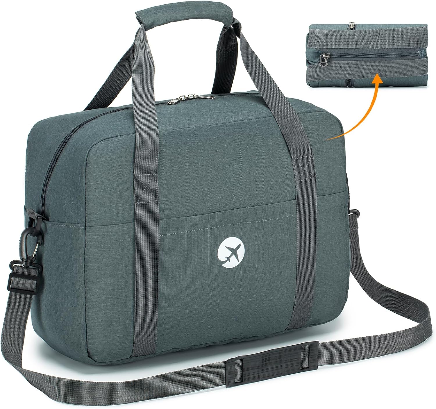 BAGZY Cabin Bag 45x36x20 for easyJet Underseat Cabin Bag, Large Foldable Duffel...