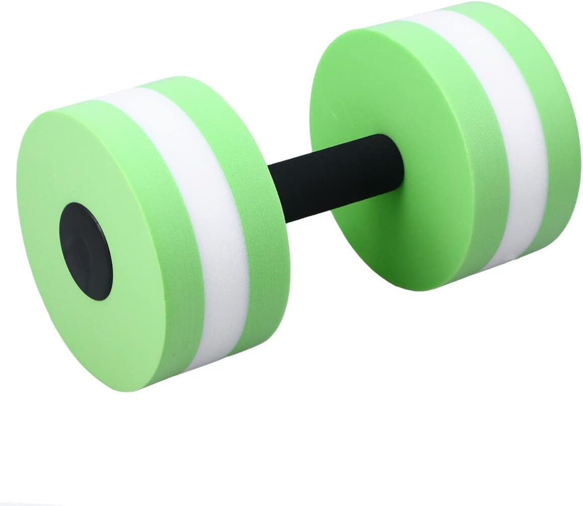 FAVOMOTO Water Dumbbell Aqua Weight Aquatic Exercise Dumbell EVA Water Barbell H...
