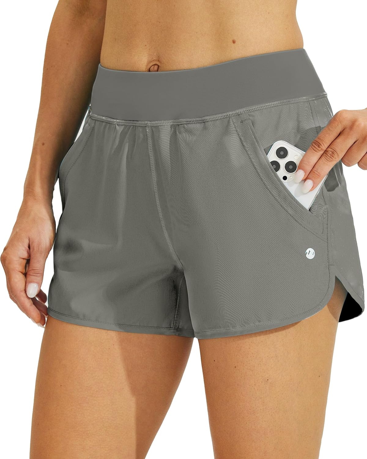 Willit Women's 3" Swim Board Shorts Swimming Botto...