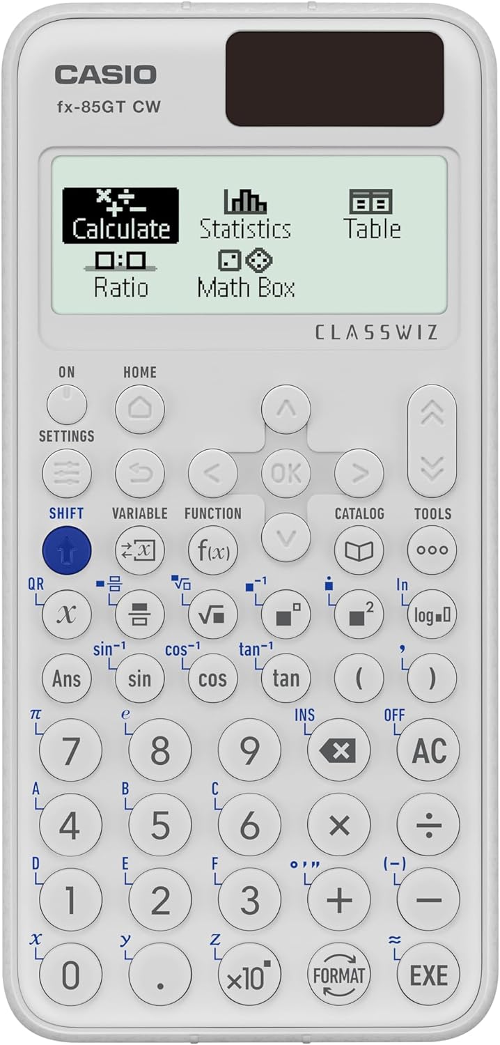 Casio FX-85GTCW White Scientific Calculator
