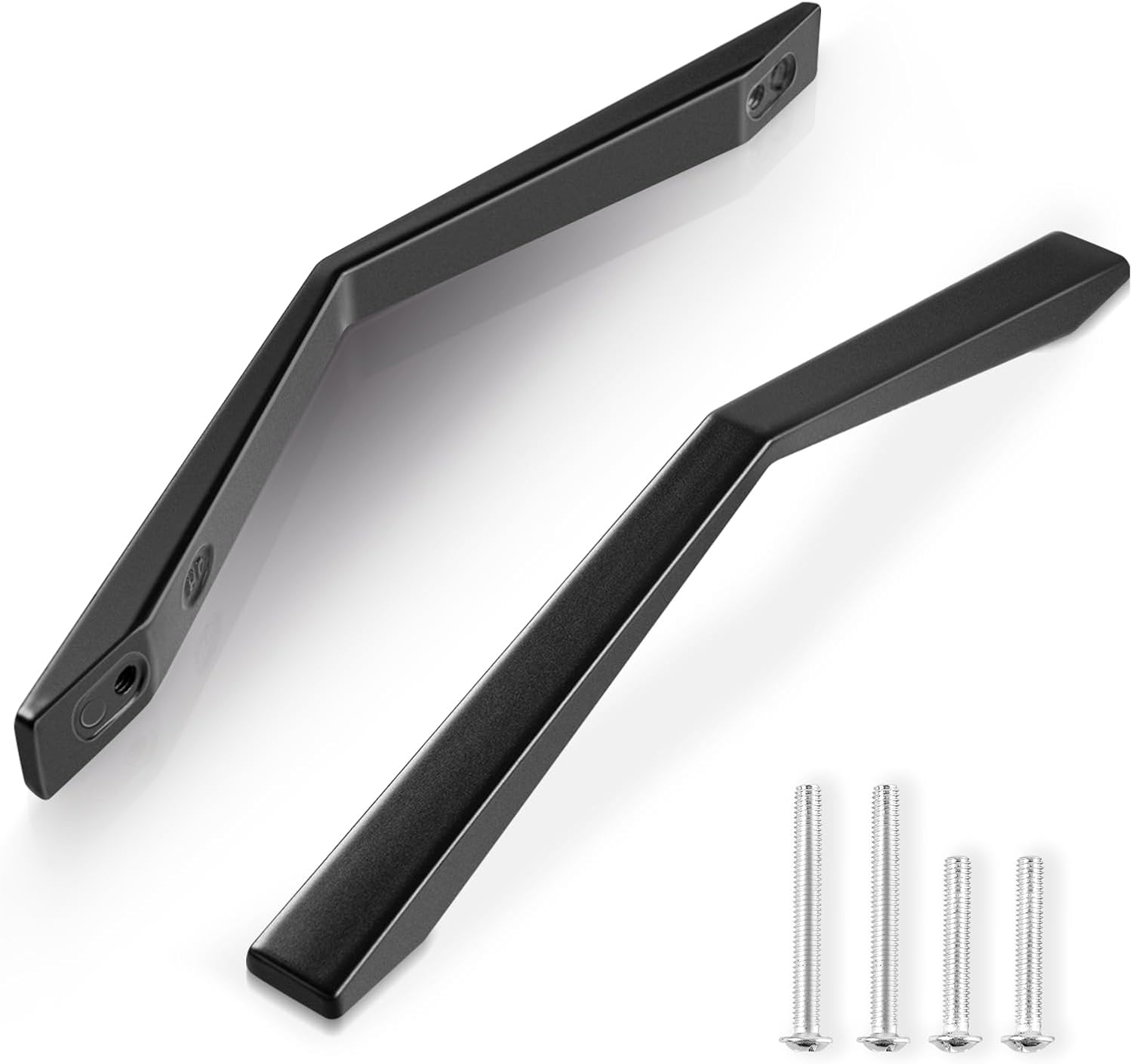 Niviy 10 Pack Cupboard Handles Kitchen Door Handles, 128mm Hole Centre Metal Han...