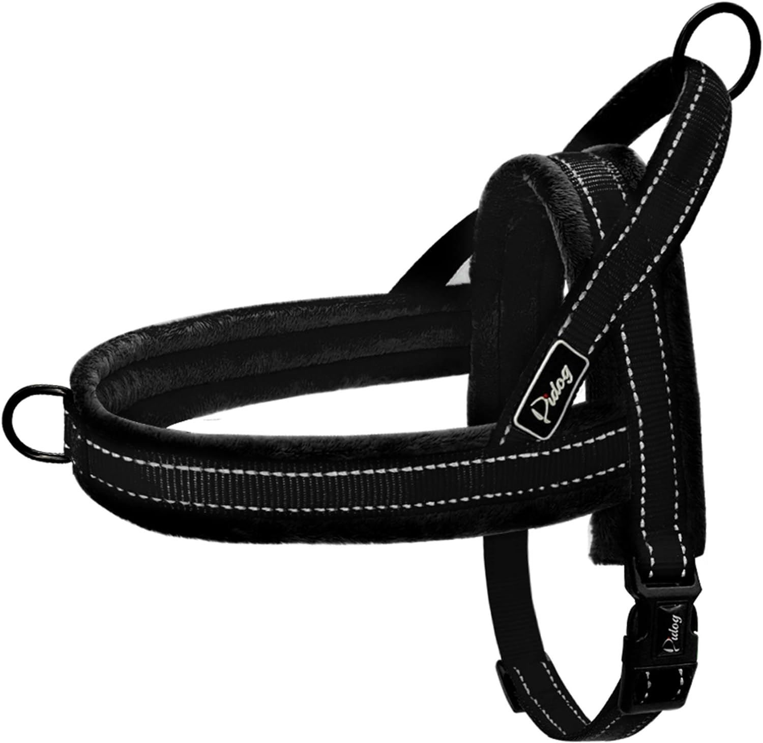 Didog Soft Flannel Padded Dog Vest Harness,Escape Proof/Quick Fit Reflective Dog...