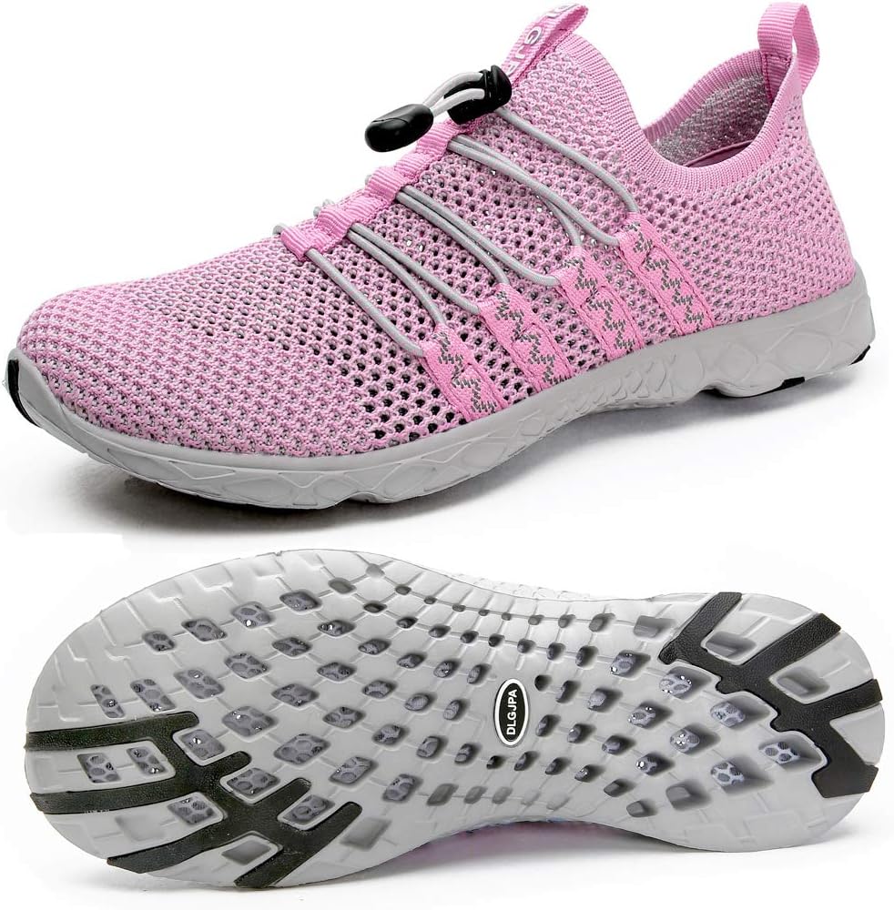DLGJPA Women's Lightweight Quick Drying Aqua Water Shoes Athletic Sport Walking...