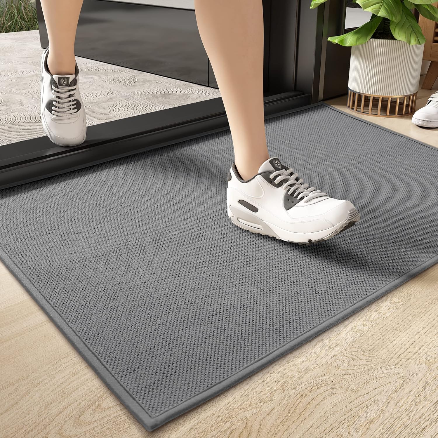 Color&Geometry Door Mat 17"x29", Indoor/Outdoor Mat, Front Door Mat Indoor Rugs...