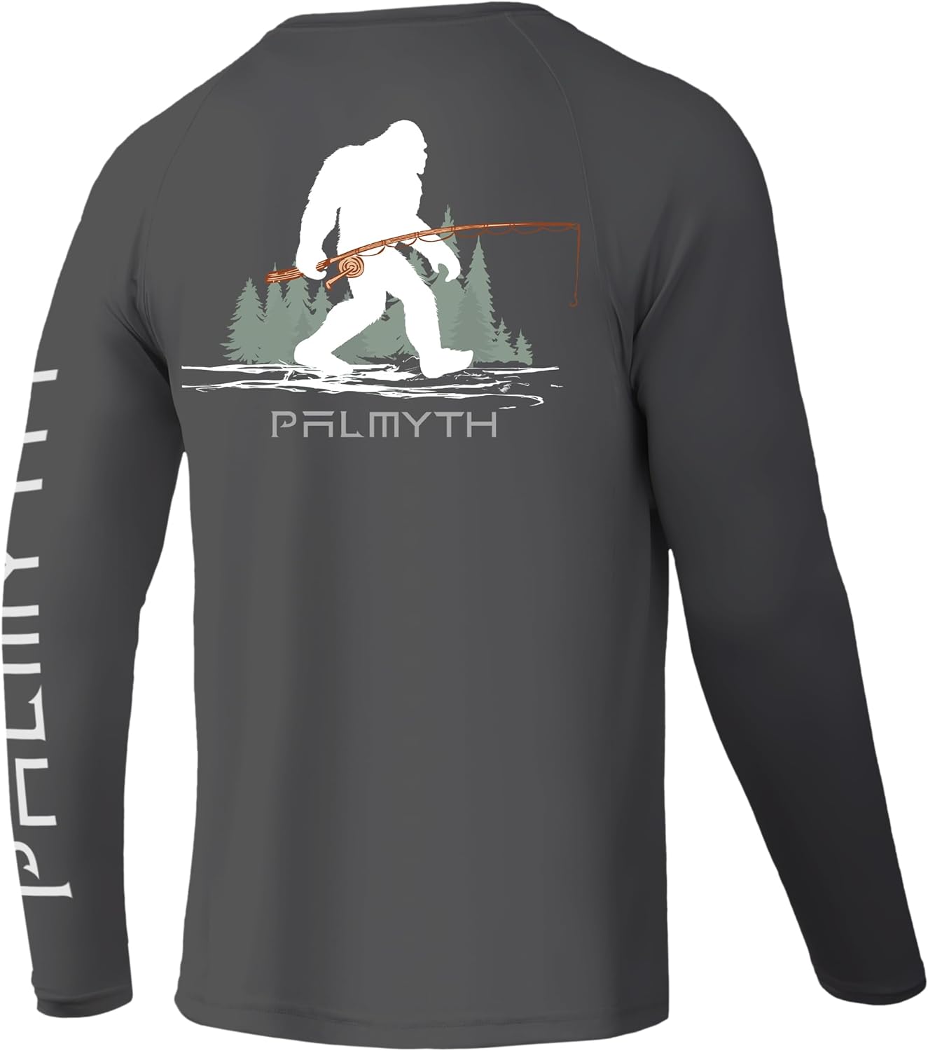 Palmyth Fishing Shirts for Men Long Sleeve UPF 50+ T Shirt Sun Protection Tee X-...