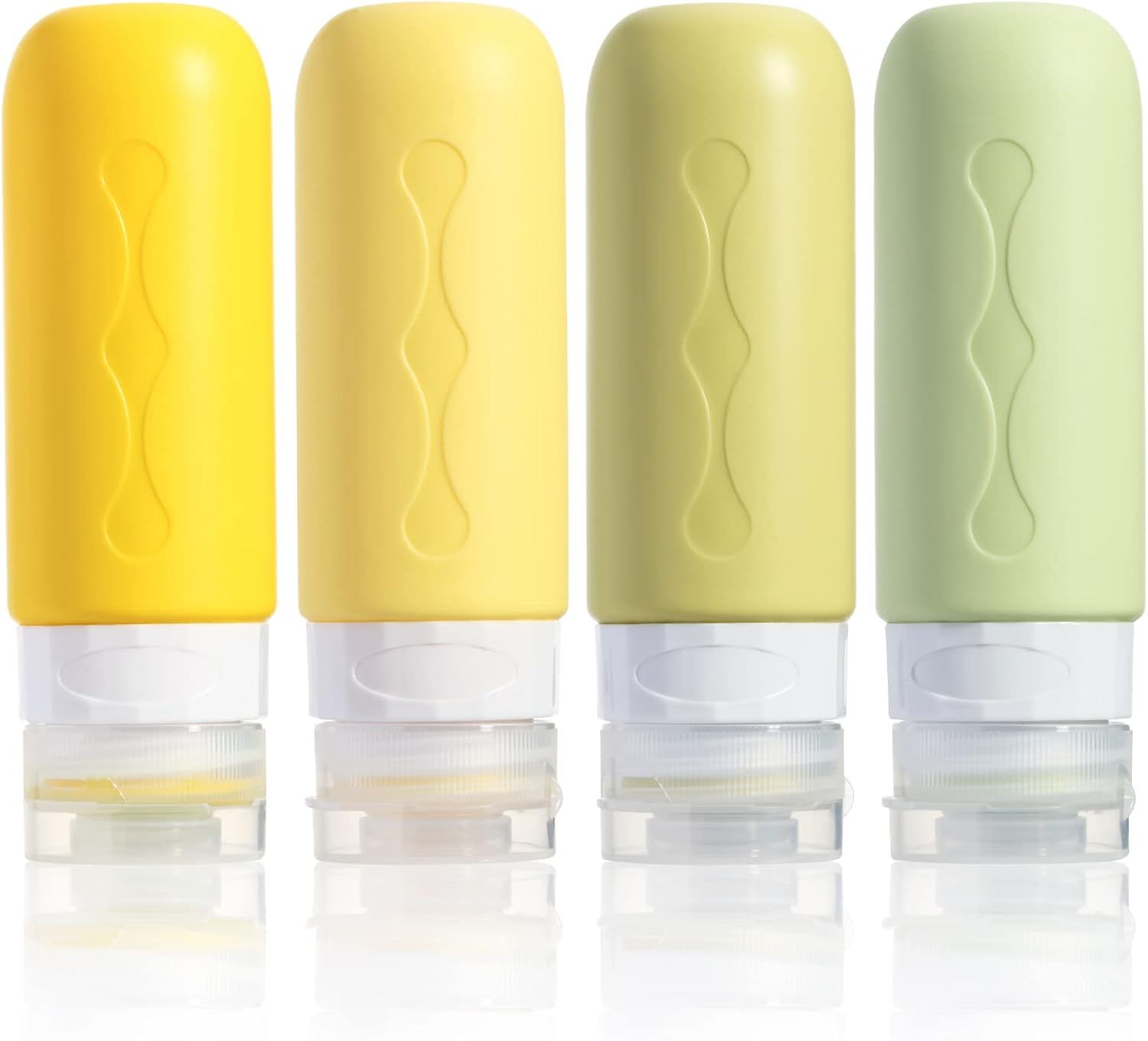 Gemice Travel Bottles for Toiletries Tsa Approved Travel 3oz Size Containers BPA...