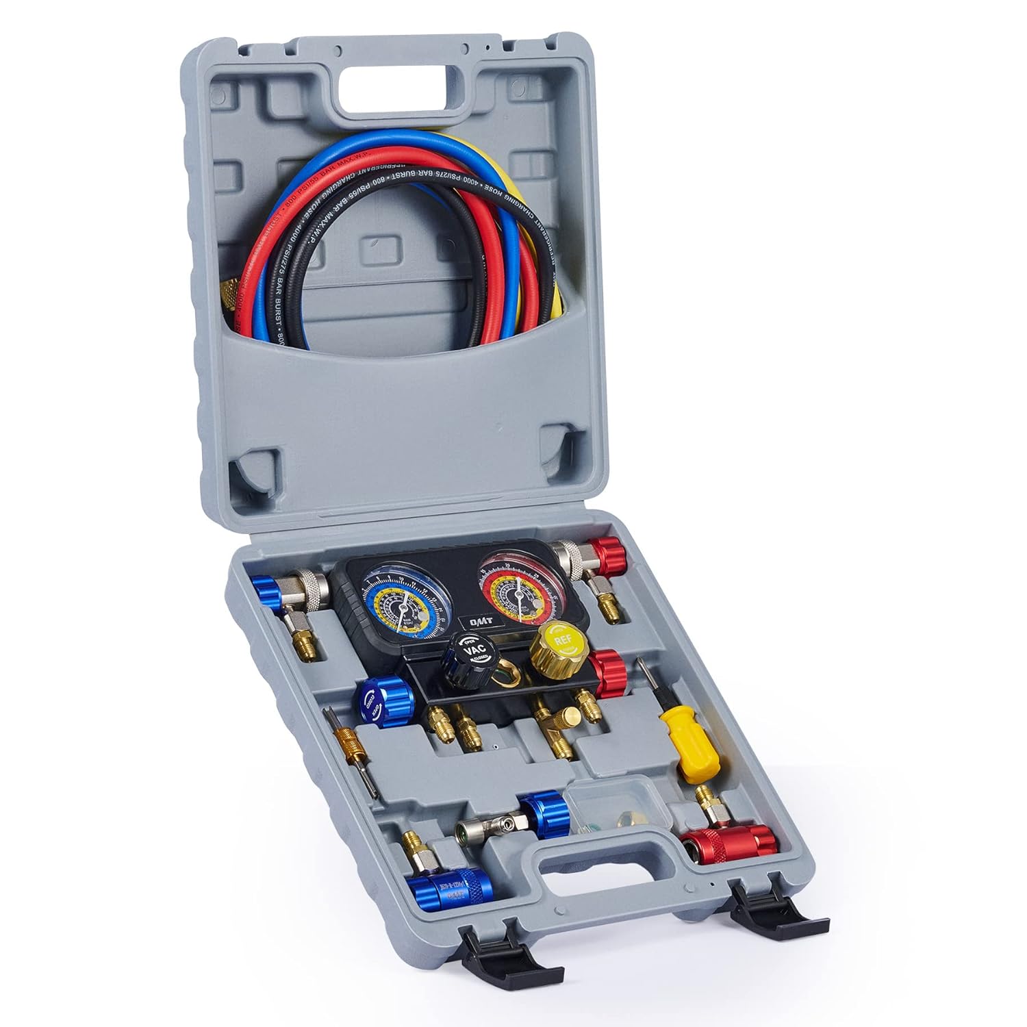 Orion Motor Tech R1234yf AC Gauge Set, 4 Way AC Ga...