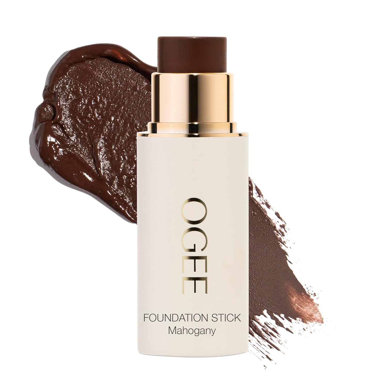 Ogee Sculpted Complexion Foundation Stick (Mahogany 14.5N - Deep Cocoa, Rich Und...