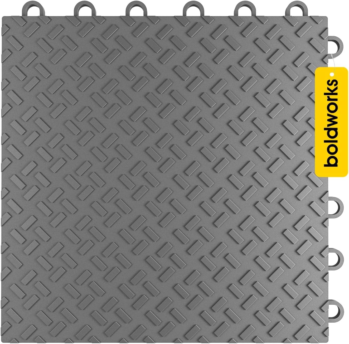 Garage Floor Tiles Pack of 48 Interlocking Garage Flooring Tiles Oil and Stain R...