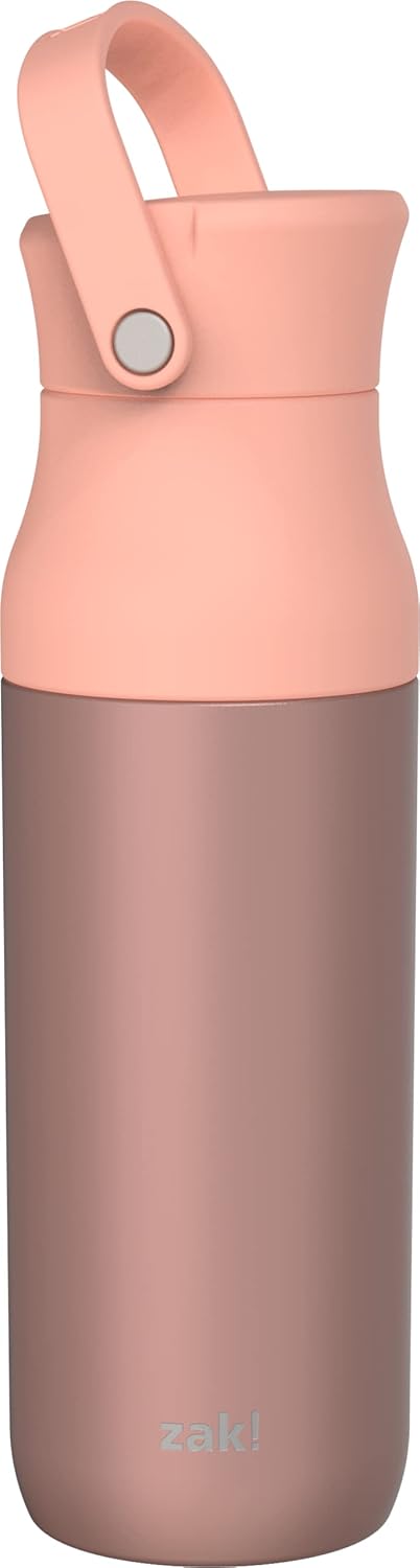 Zak Designs Harmony Water Bottle for Travel or At Home, 32oz Recycled Stainless...