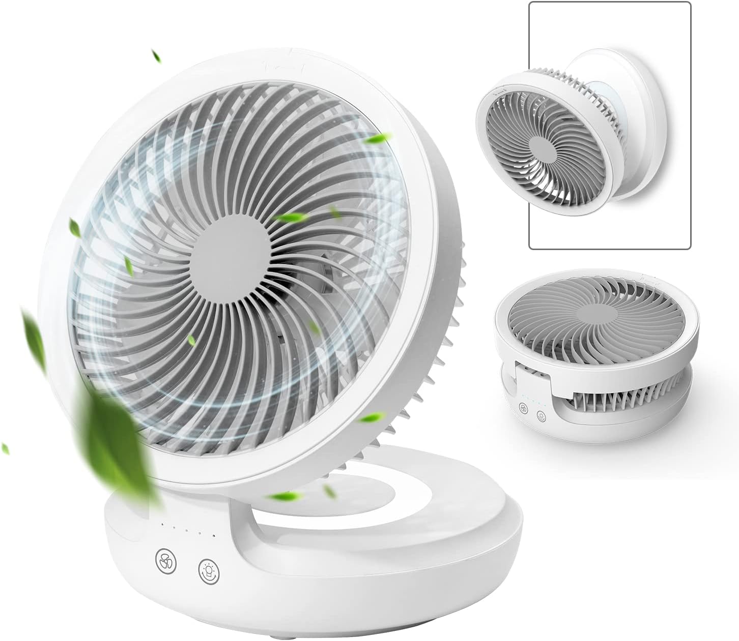 EDON Table Fan, Rechargeable Battery Operated Desk...