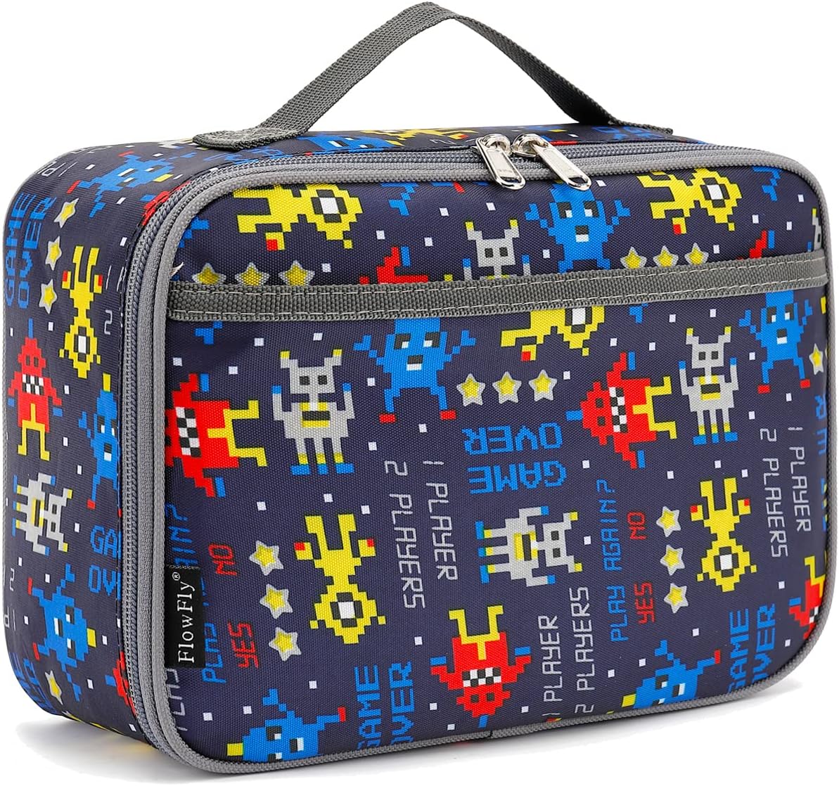 FlowFly Kids Lunch box Insulated Soft Bag Mini Cooler Back to School Thermal Mea...