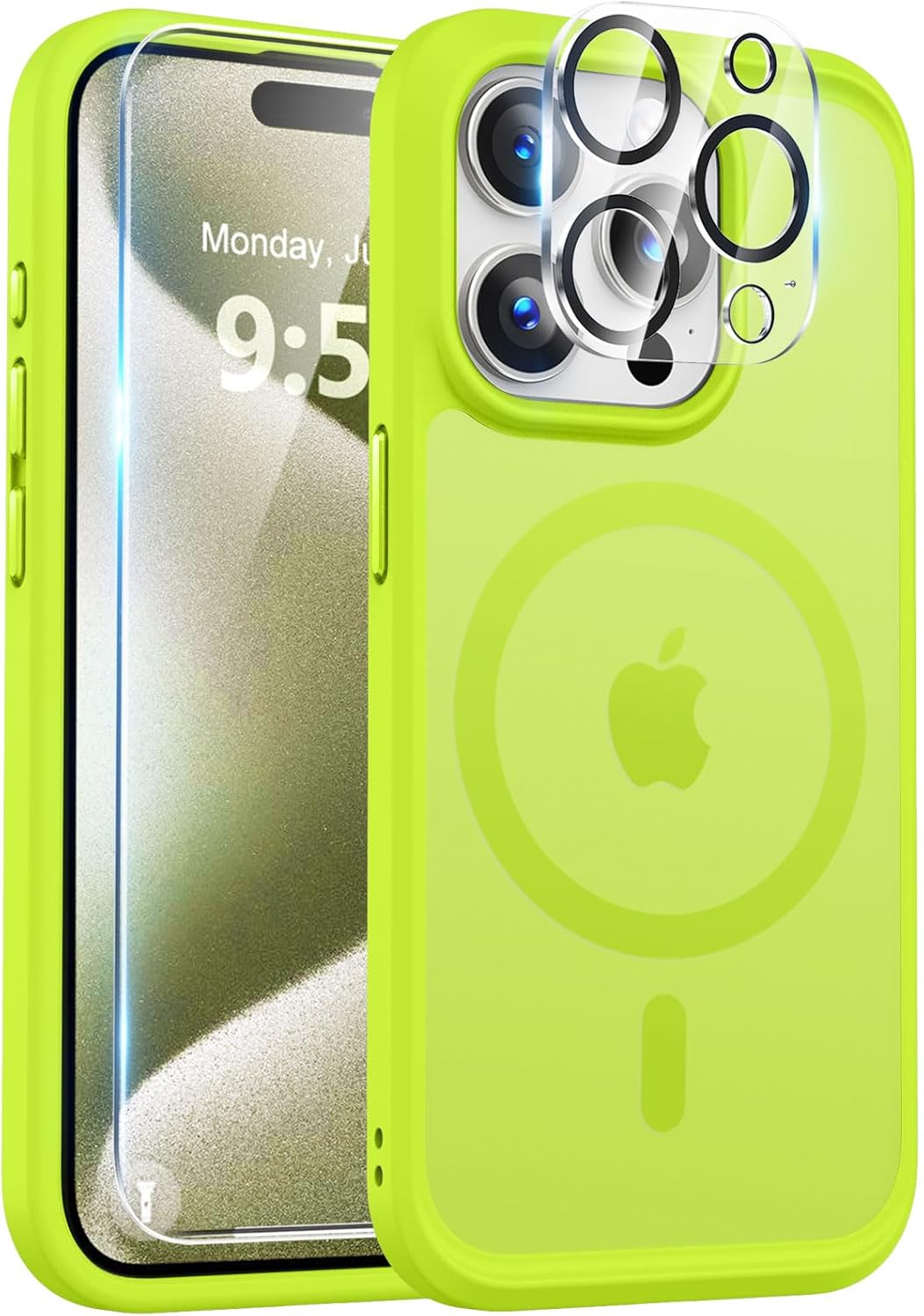 BossKiss Ultra Strong Magnetic for iPhone 15 Pro Case, [Compatible with Magsafe]...