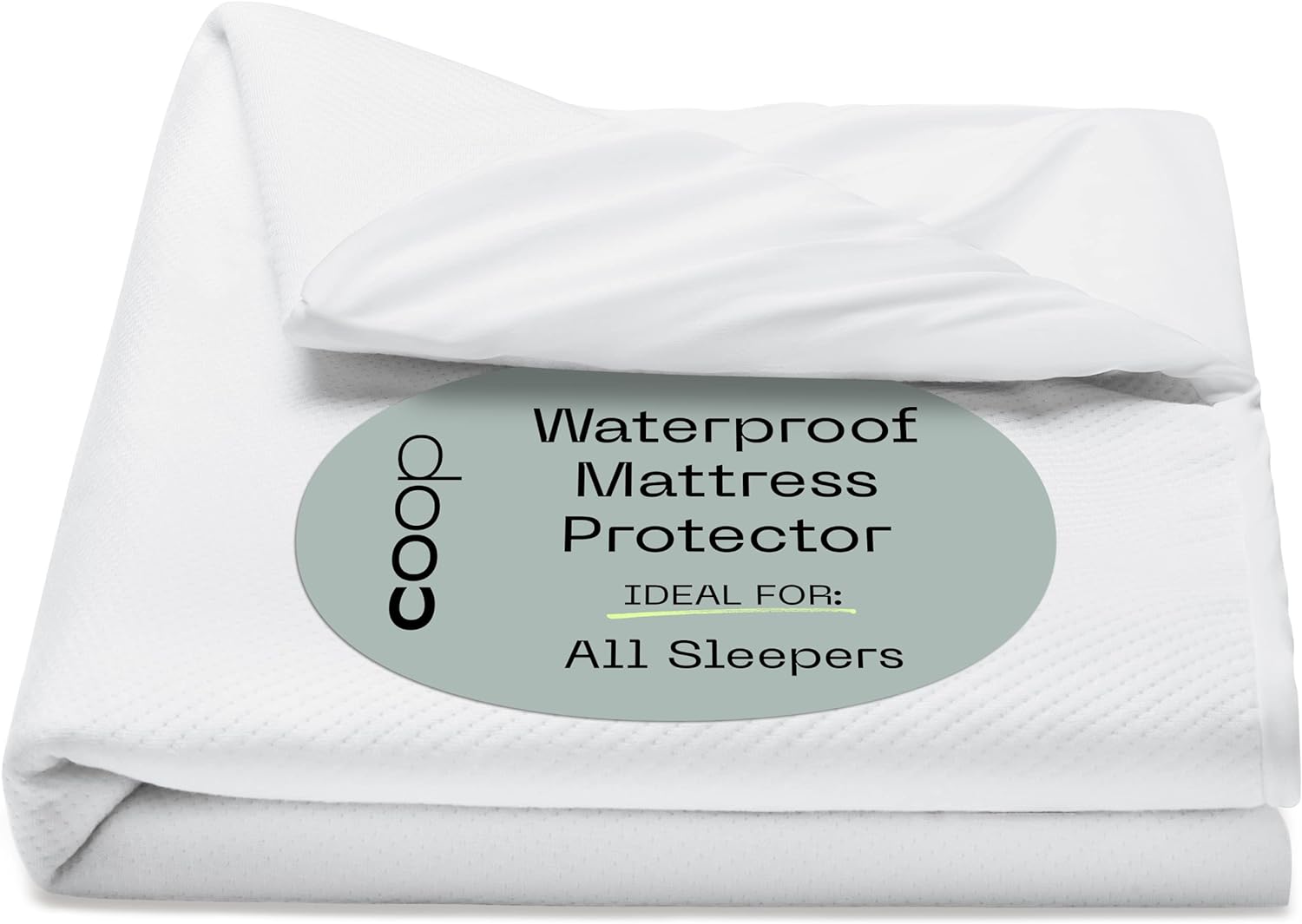 Coop Home Goods Ultra Tech Waterproof Protector Twin - Smooth Top Mattress Pad,...