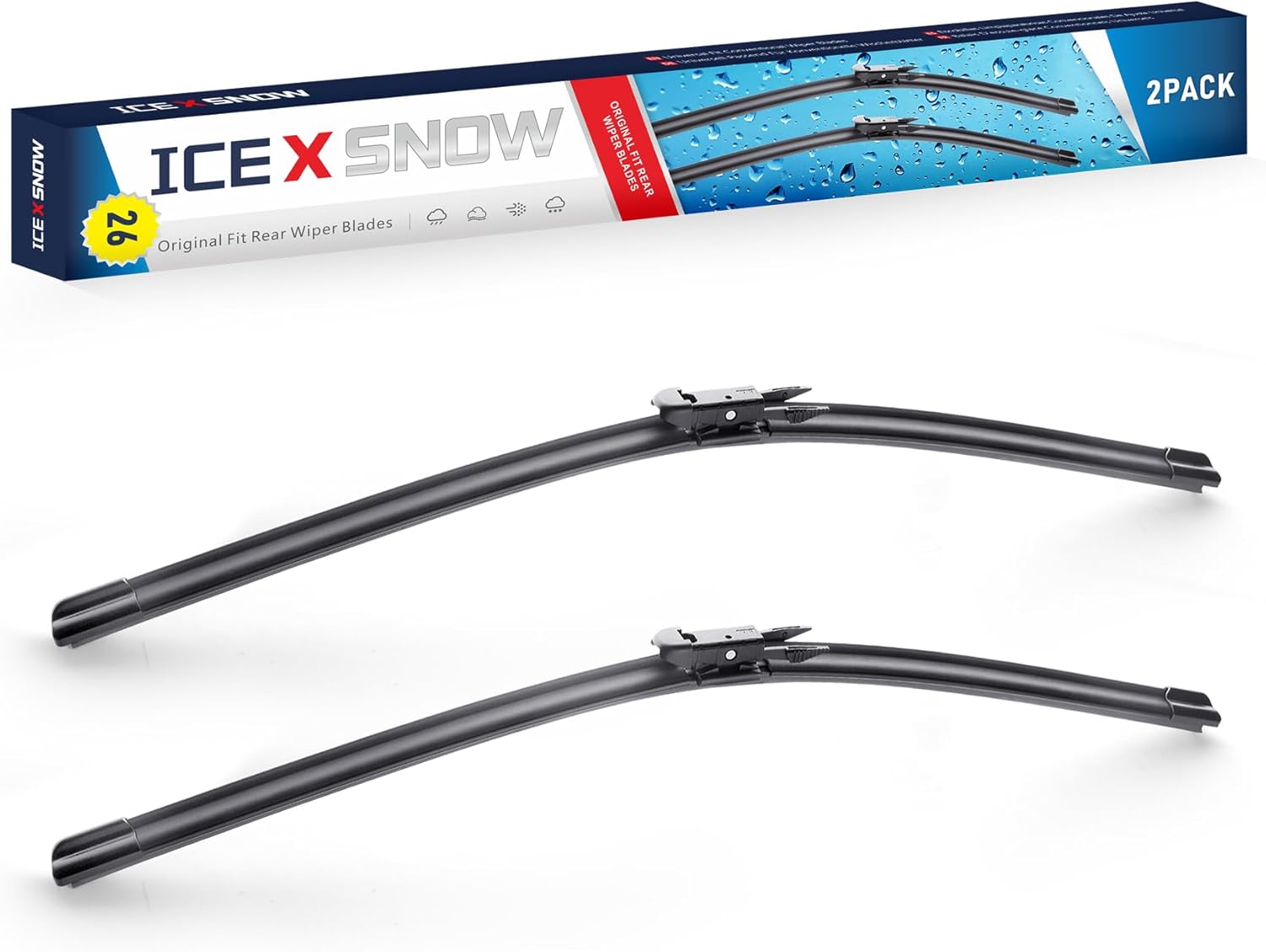 26" 26"Automotive Replacement Front Windshield Wiper Blades for Ford Fusion 2020...