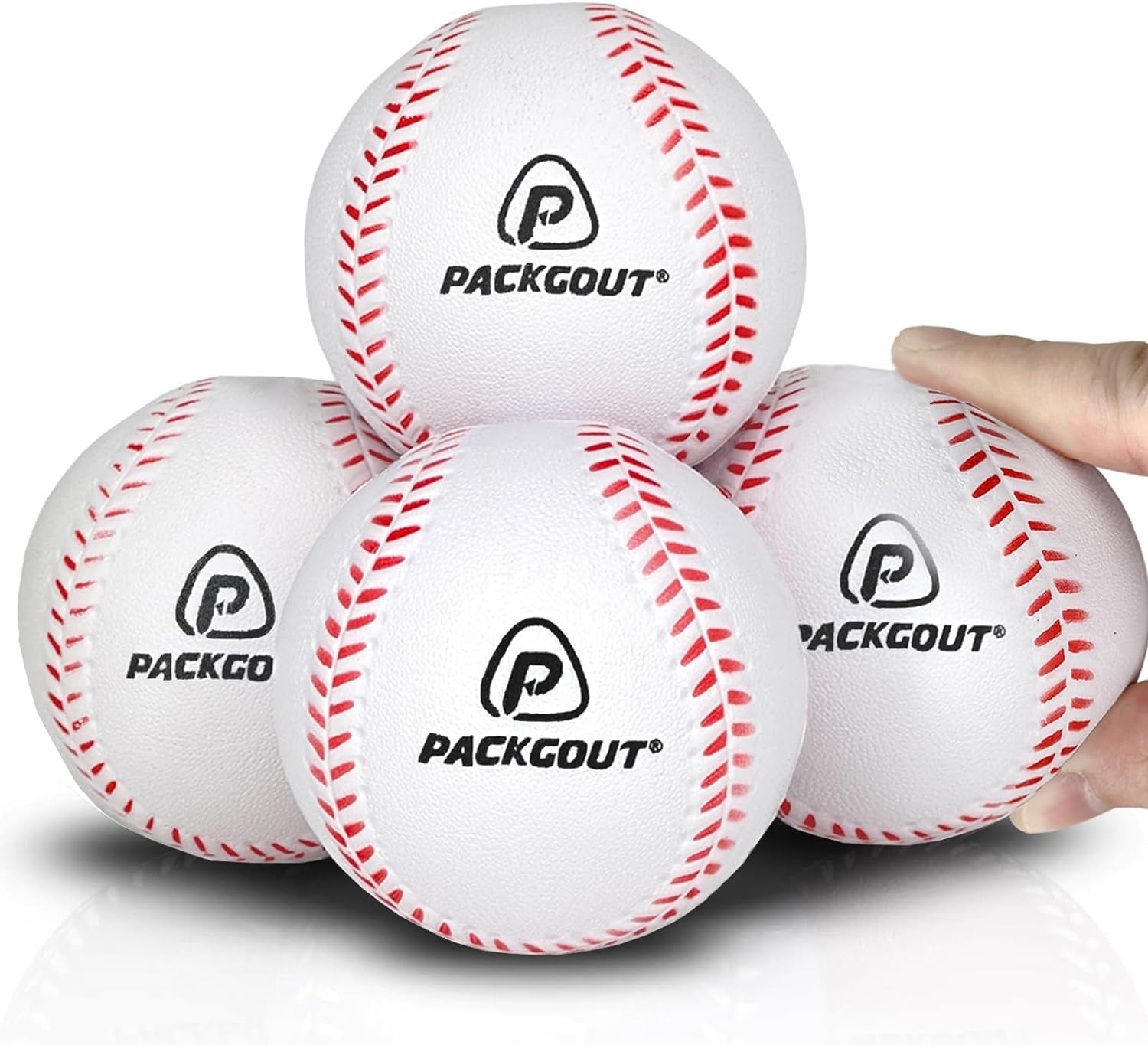 Soft Baseballs Foam Baseballs for Kids Teenager Players Training Balls, Squishy...