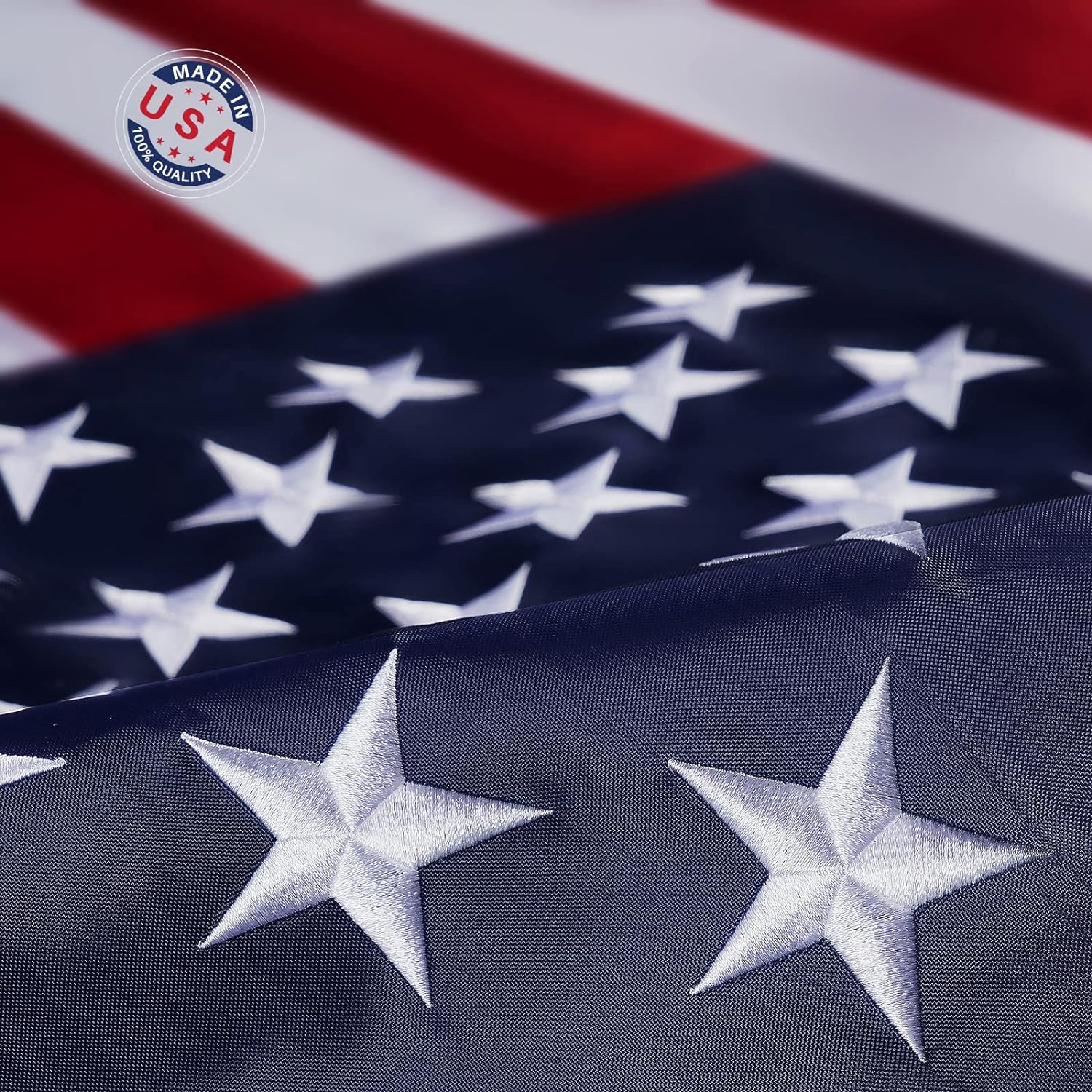 Homissor American Flags 3x5 for Outside US Flag - Made in USA Outdoor Heavy Duty...