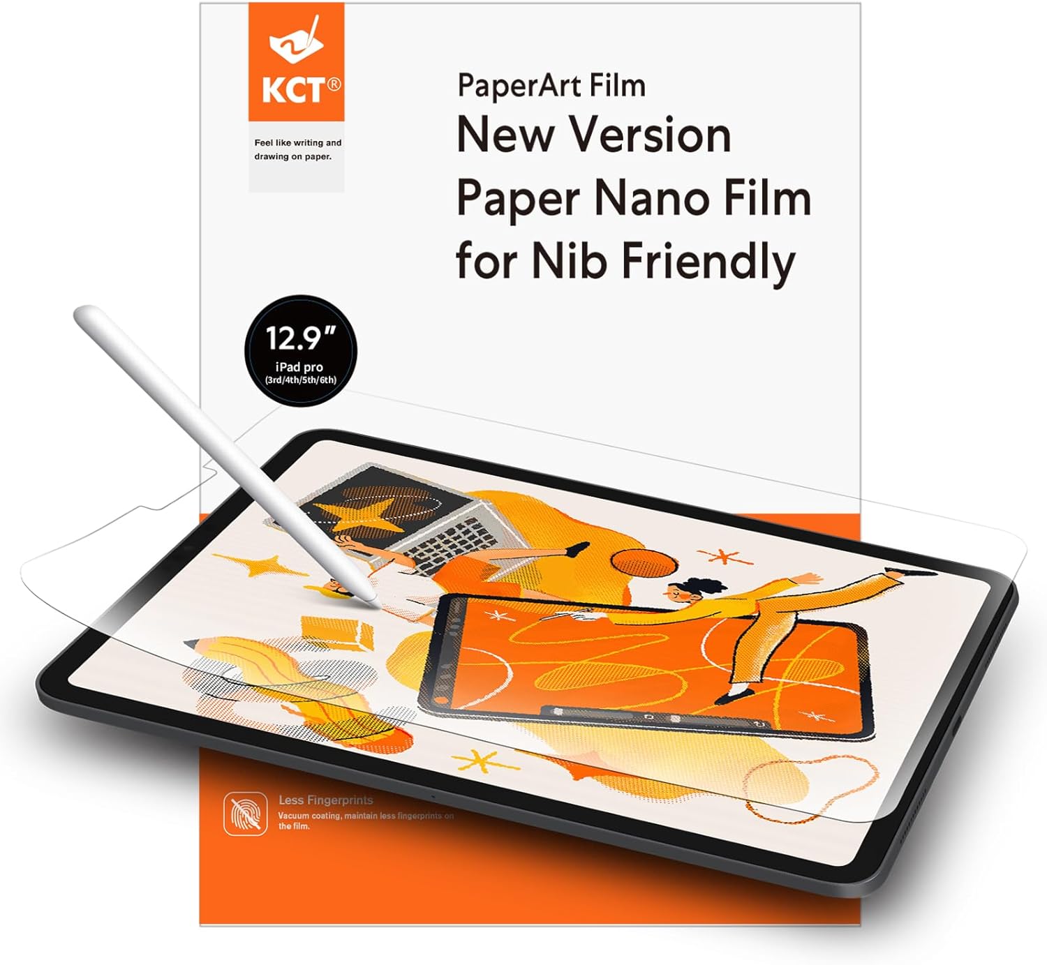 KCT 2 Pack Paperfeel Screen Protector Compatible with iPad Pro 12.9 (2022 & 2021...