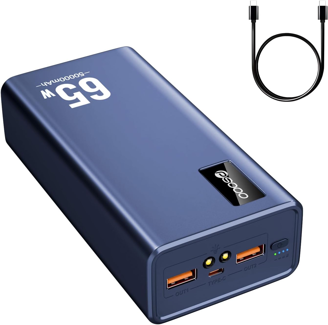 Power Bank Fast Charging 50000mAh, 65W Laptop Portable Charger USB C Compatible...